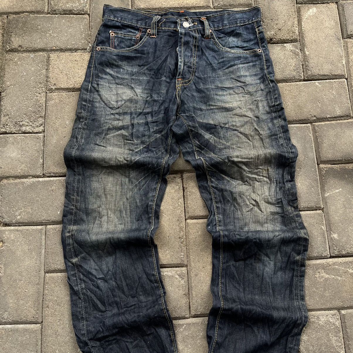 Levi's 90s Vintage Raw Denim Seldvedge Levi’s 501 Made In USA Size US 30 / EU 46 - 4 Thumbnail
