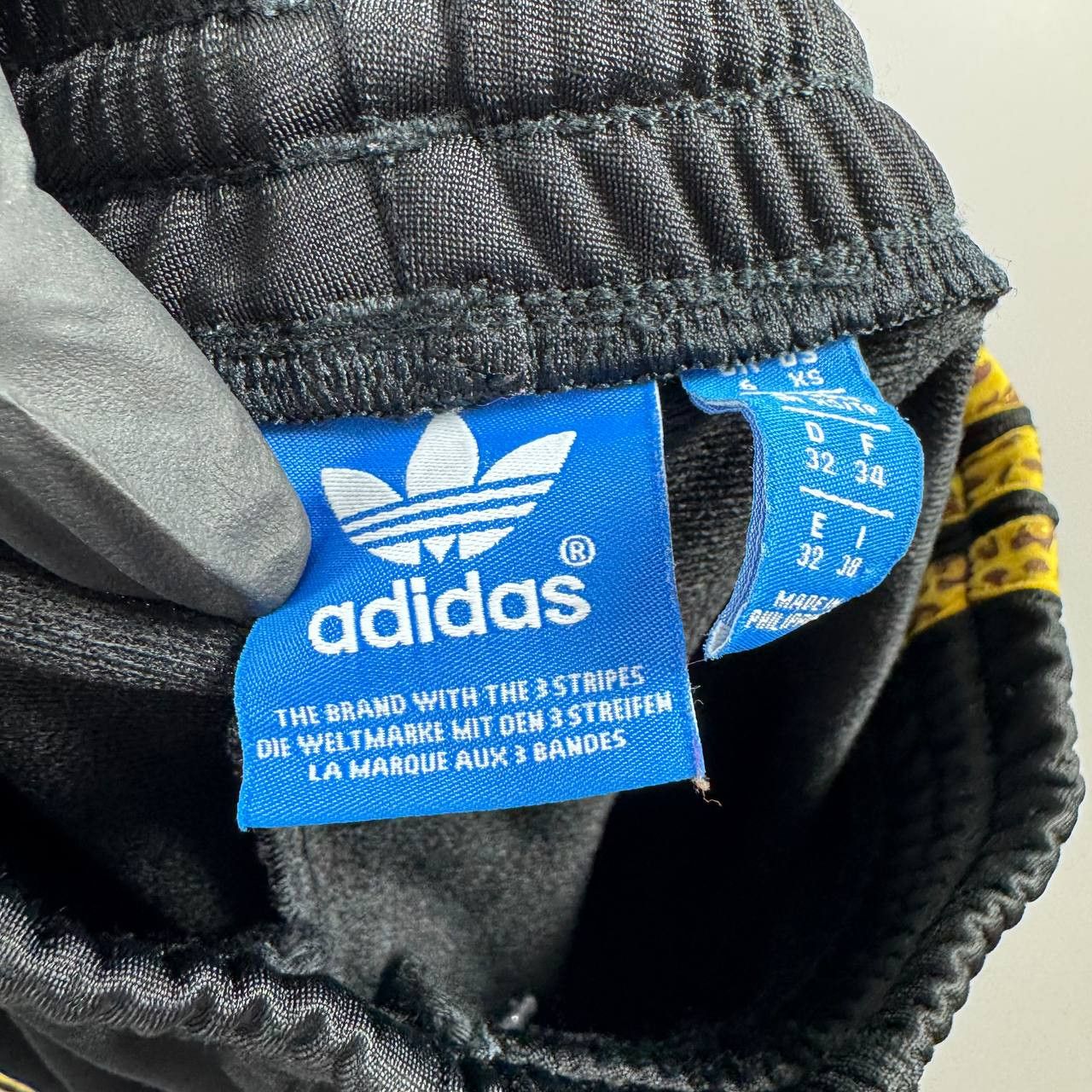Adidas Adidas Originals Track Pants Black Gold Leopard Women XS Size 29" - 7 Thumbnail