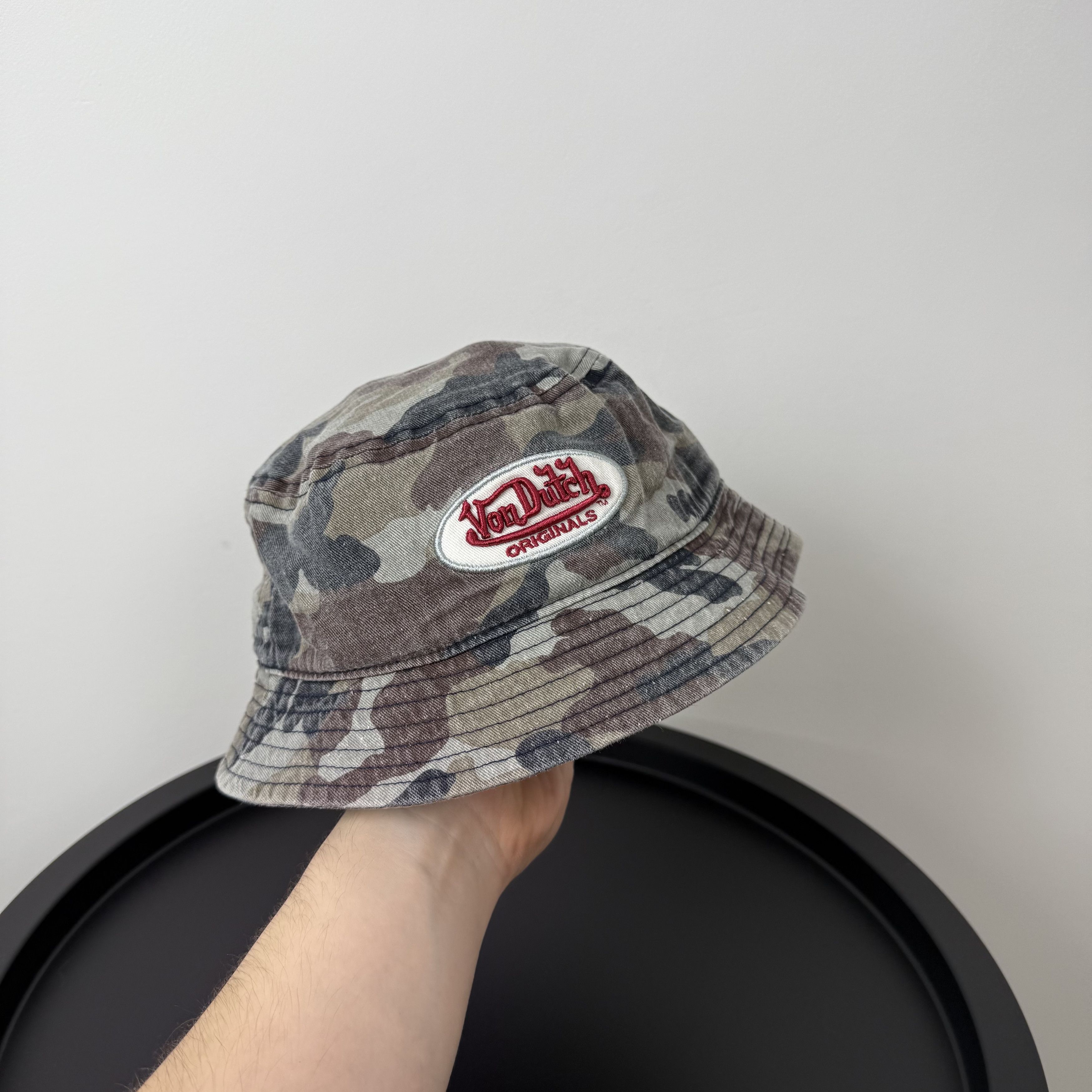 Von Dutch Vintage Von Dutch 90s Camouflage Camo Bucket Hat Cap Size ONE SIZE - 2 Thumbnail