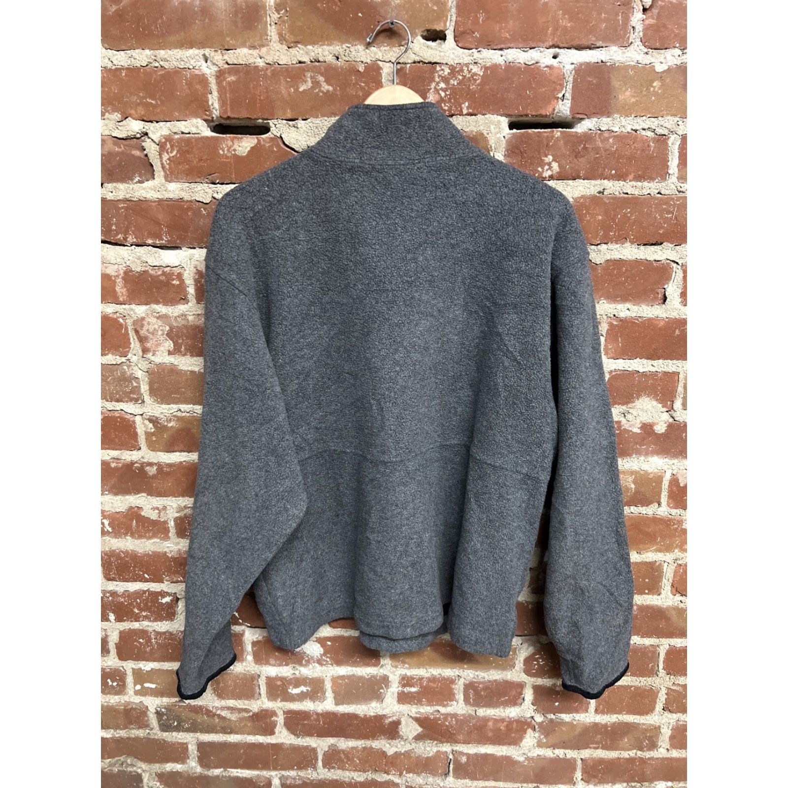 Banana Republic VINTAGE Banana Republic Mens 1/4 Zip Pullover Fleece Sweater XL Gray Mock Neck Pullover Sweatshirt Sweater Mens XL Size US XL / EU 56 / 4 - 2 Thumbnail