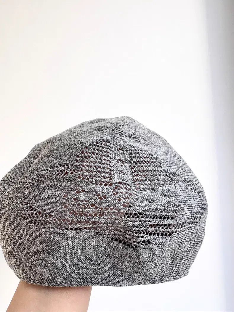 Vivienne Westwood Vivienne Westwood Gray hollowed-out large Saturn beret Size ONE SIZE - 2 Thumbnail