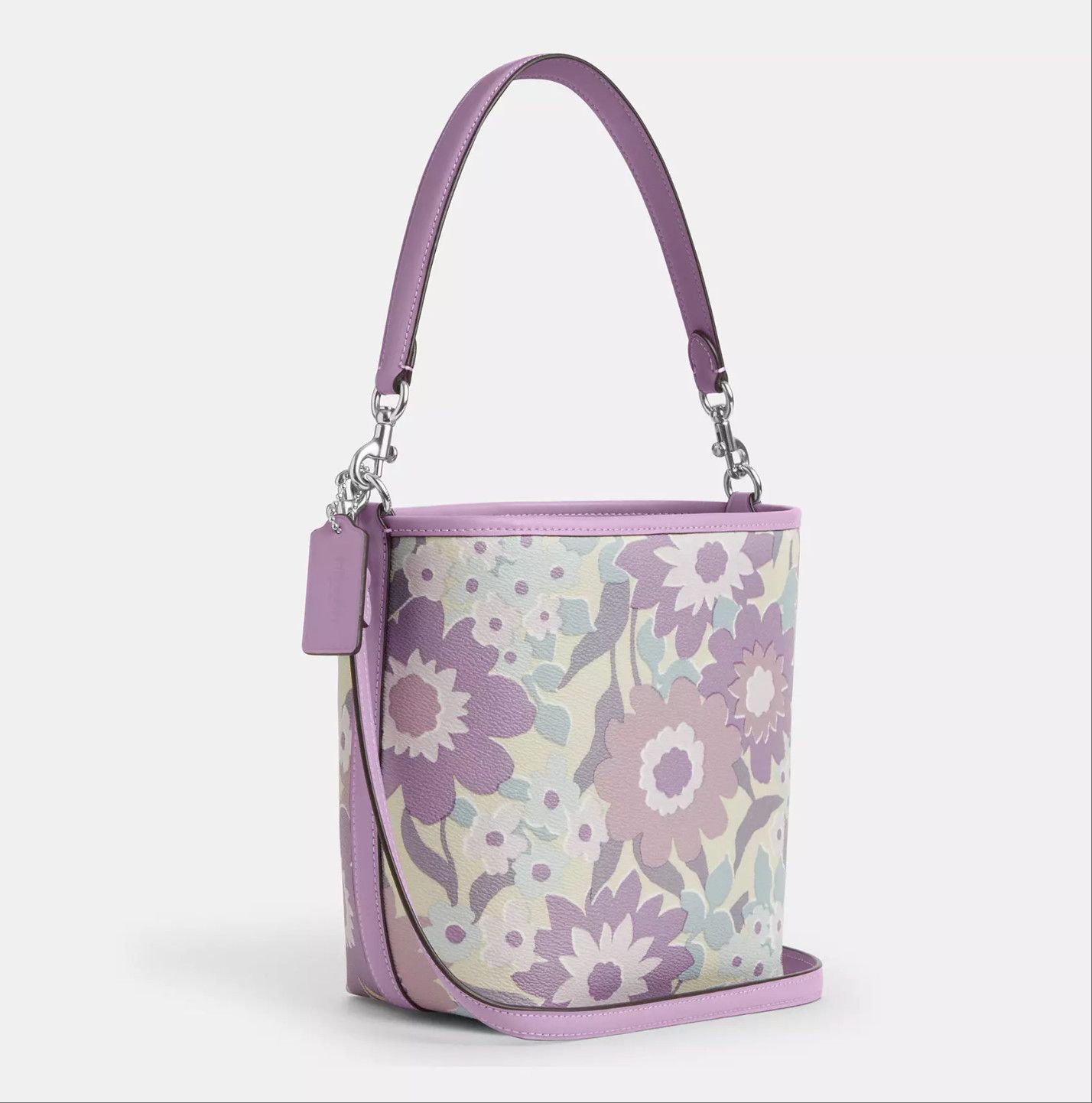 Coach NWT Coach City Bucket Bag With Floral Print CBG77 Size ONE SIZE - 13 Thumbnail