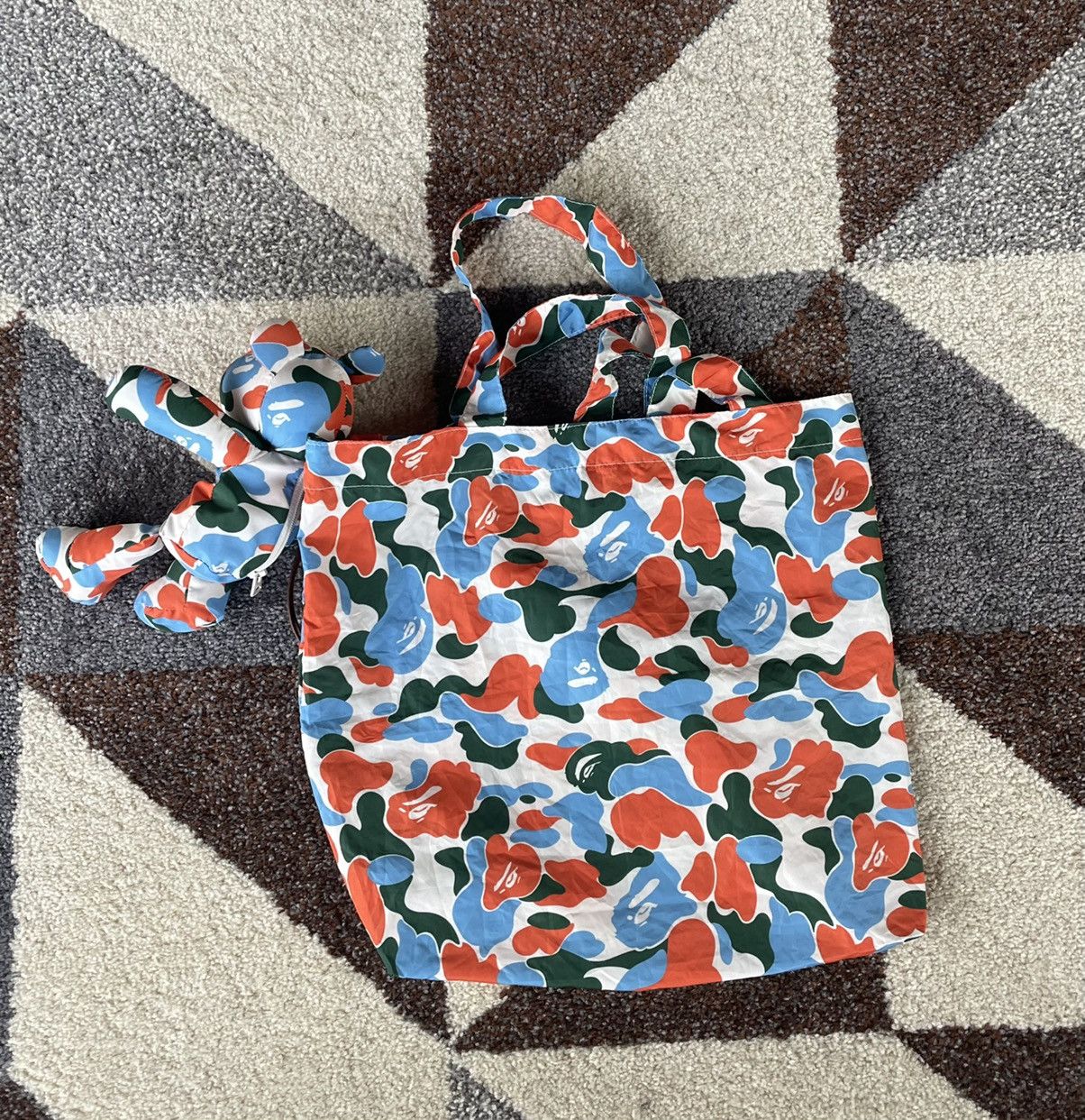 Bape Bape Indonesia Store Opening Camo Tote Bag Size ONE SIZE - 2 Thumbnail