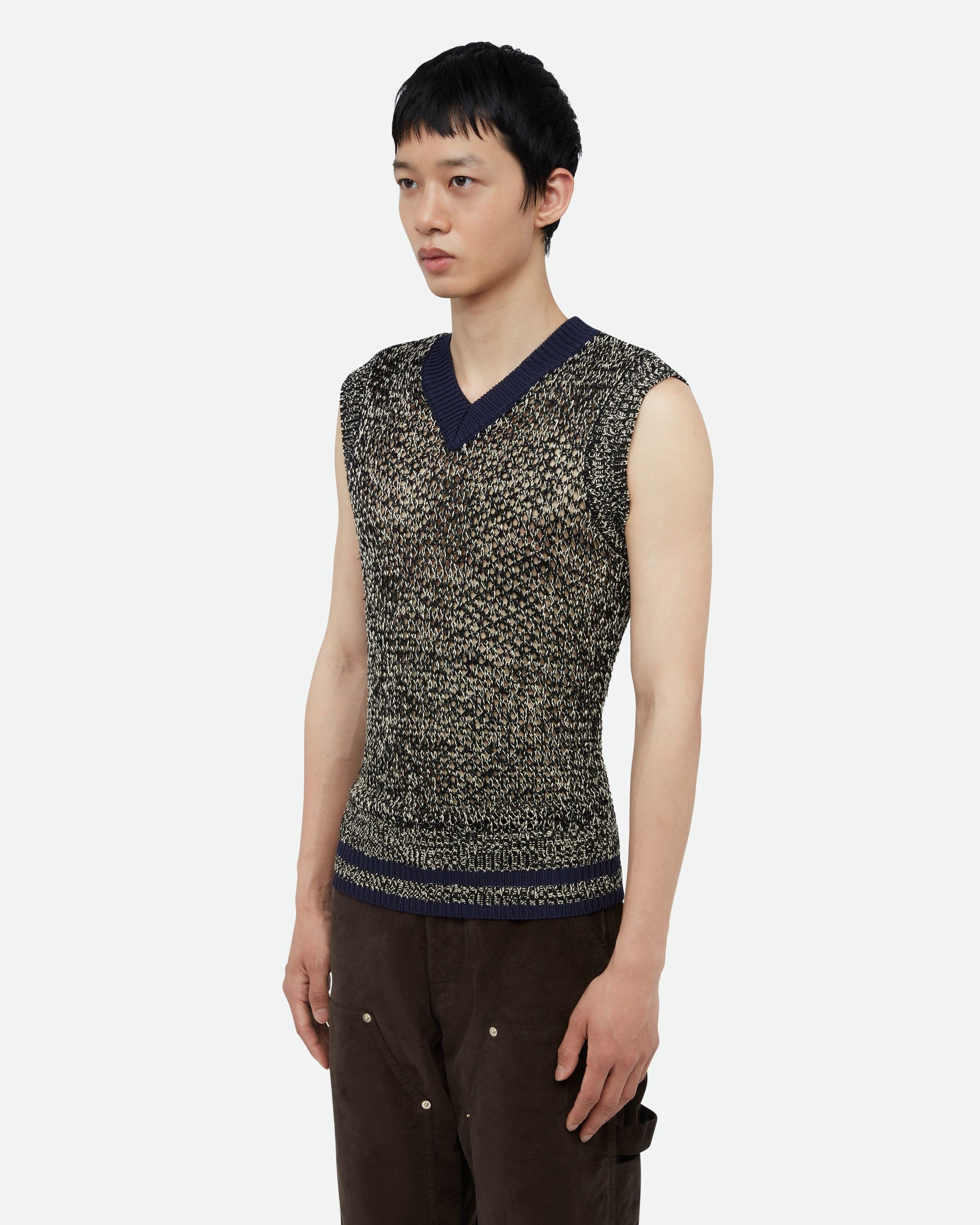 Wales Bonner o1mle0825 Unisex Shade Knit Vest in Multicolor Size US S / EU 44-46 / 1 - 4 Thumbnail
