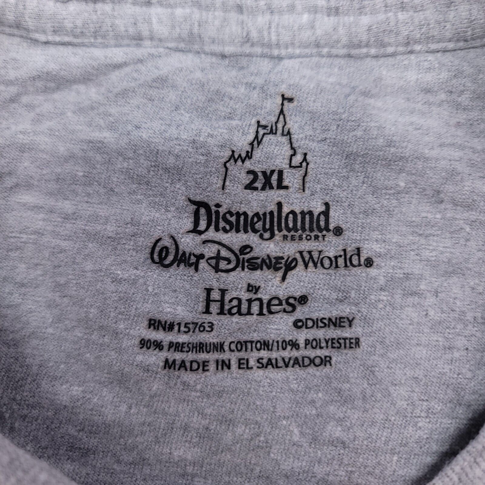 Disney Disney World 2012 Graphic Pullover Shirt Mens Size 2XL Gray Size US XXL / EU 58 / 5 - 4 Thumbnail