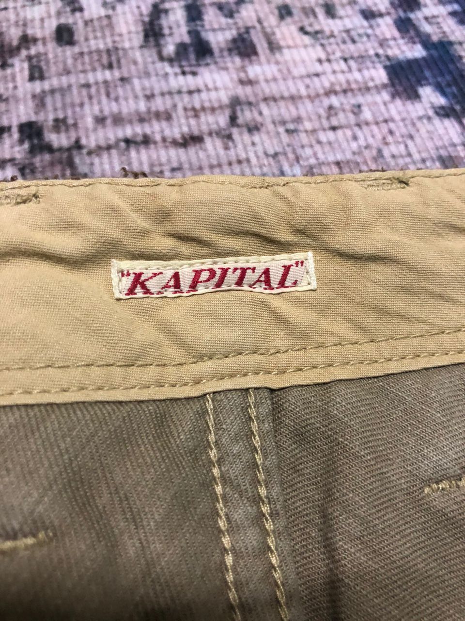 Kapital Kapital Clown Linen Waist Cotton Pants Camel Distressed Size US 32 / EU 48 - 16 Thumbnail