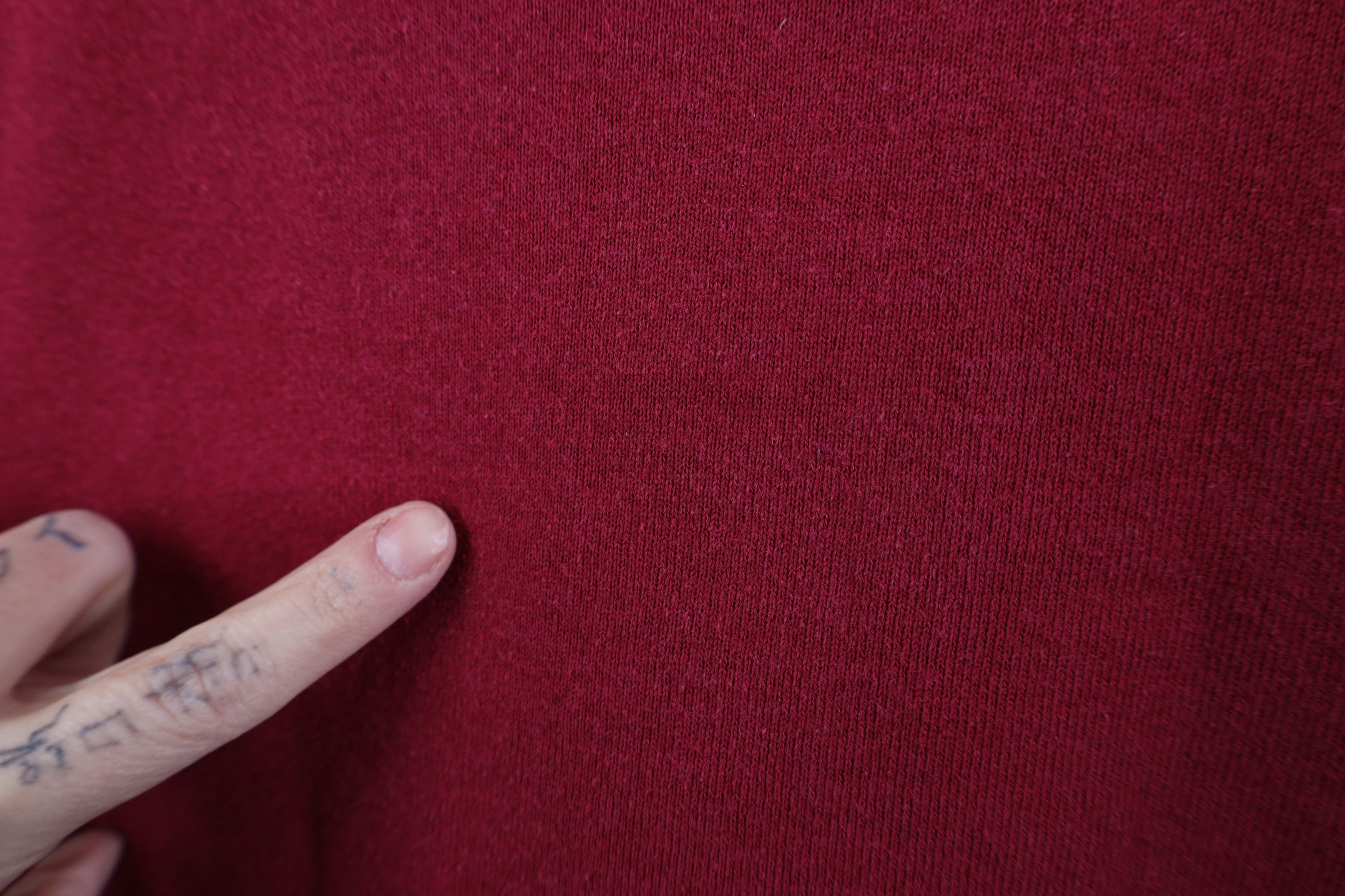 Vintage Vintage 90s Streetwear Heavy Crewneck Sweatshirt USA Red Size US XL / EU 56 / 4 - 10 Thumbnail