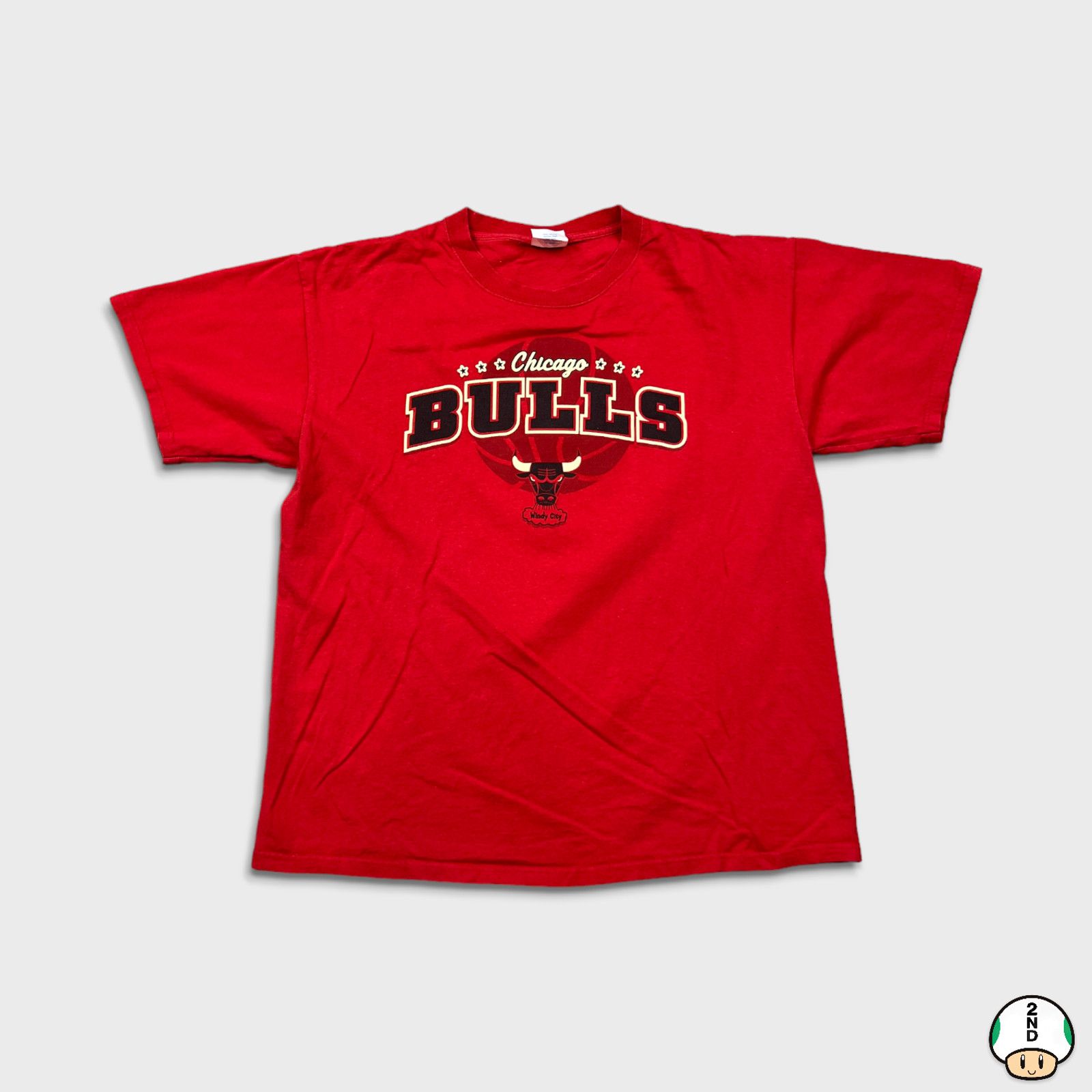 Majestic × NBA × Vintage VTG 90s Majestic Chicago Bulls T Shirt XL Champions NBA Tee Size US XL / EU 56 / 4 - 1 Thumbnail