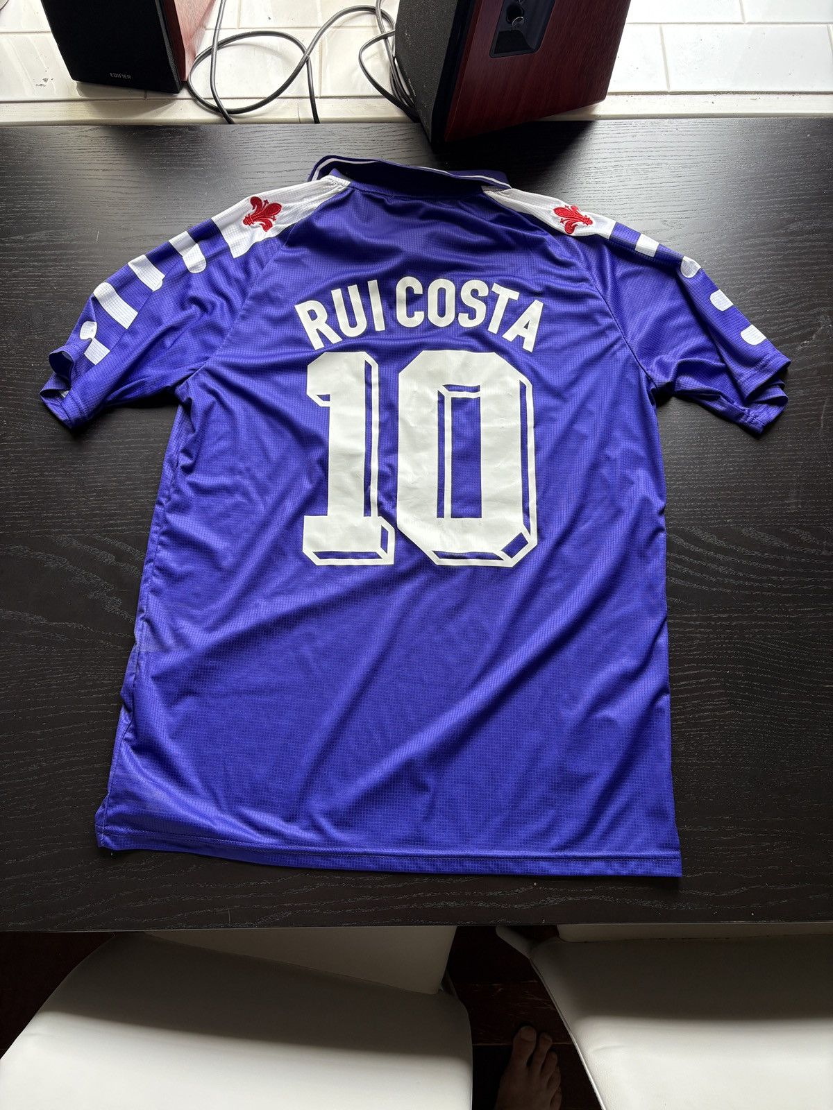 Fila 1997/98 AC Fiorentina Rui Costa Jersey Size US L / EU 52-54 / 3 - 2 Thumbnail