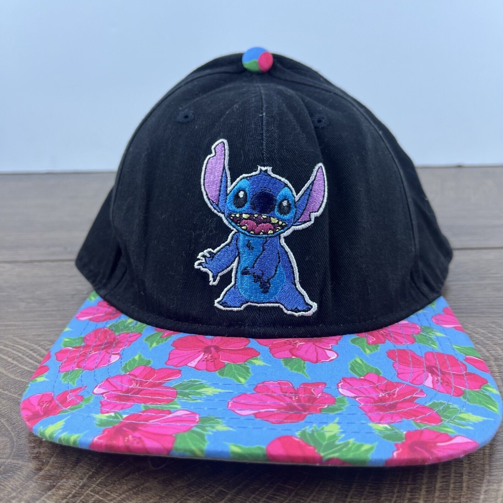 Other Stitch Hat Lelo Stitch Snapback Hat Black Hat Adjustable Bla Size ONE SIZE - 1 Thumbnail