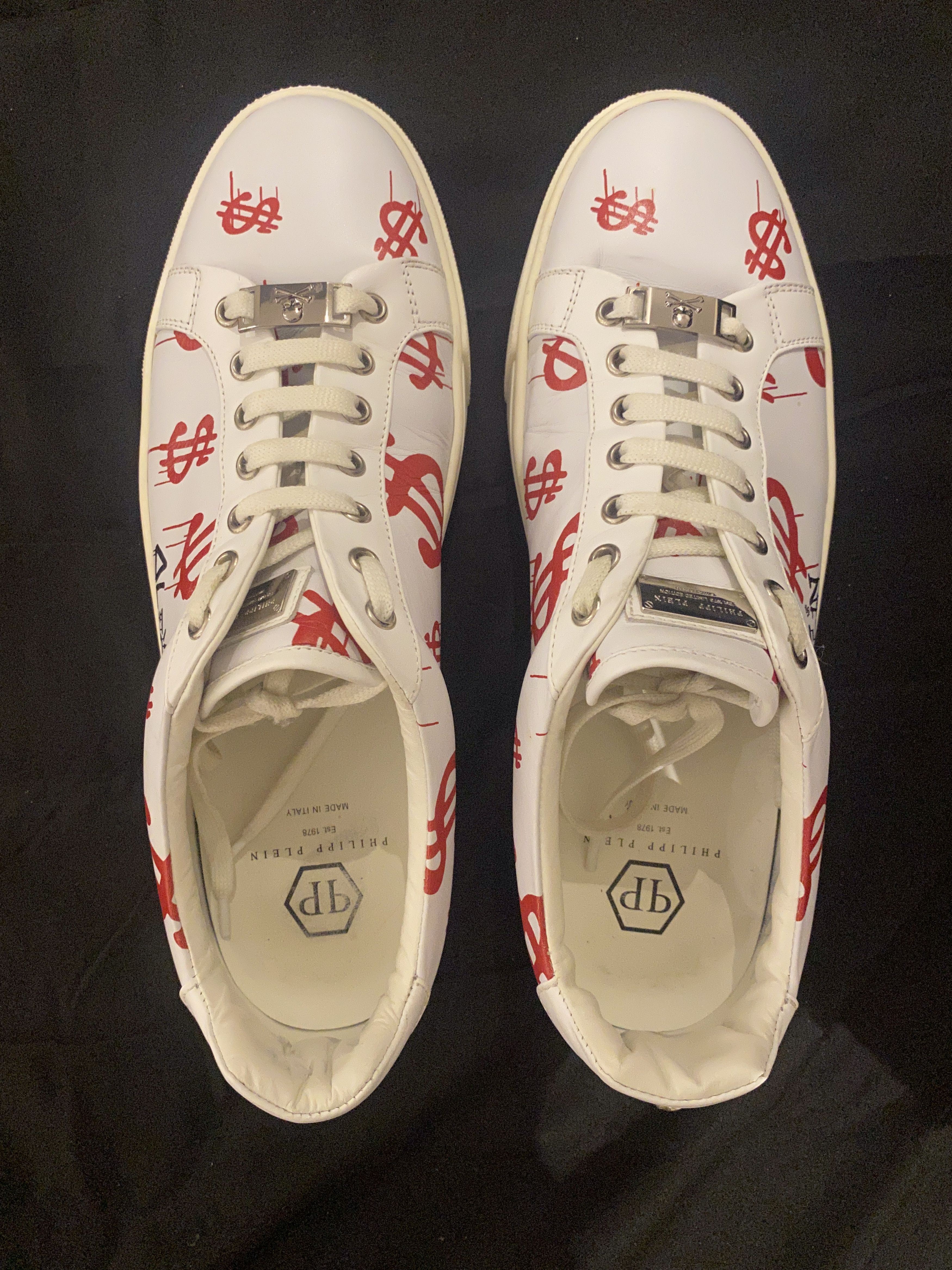 Philipp Plein Phillipp Plein Alec Five Low-Top White Sneakers Size US 11 / EU 44 - 2 Thumbnail