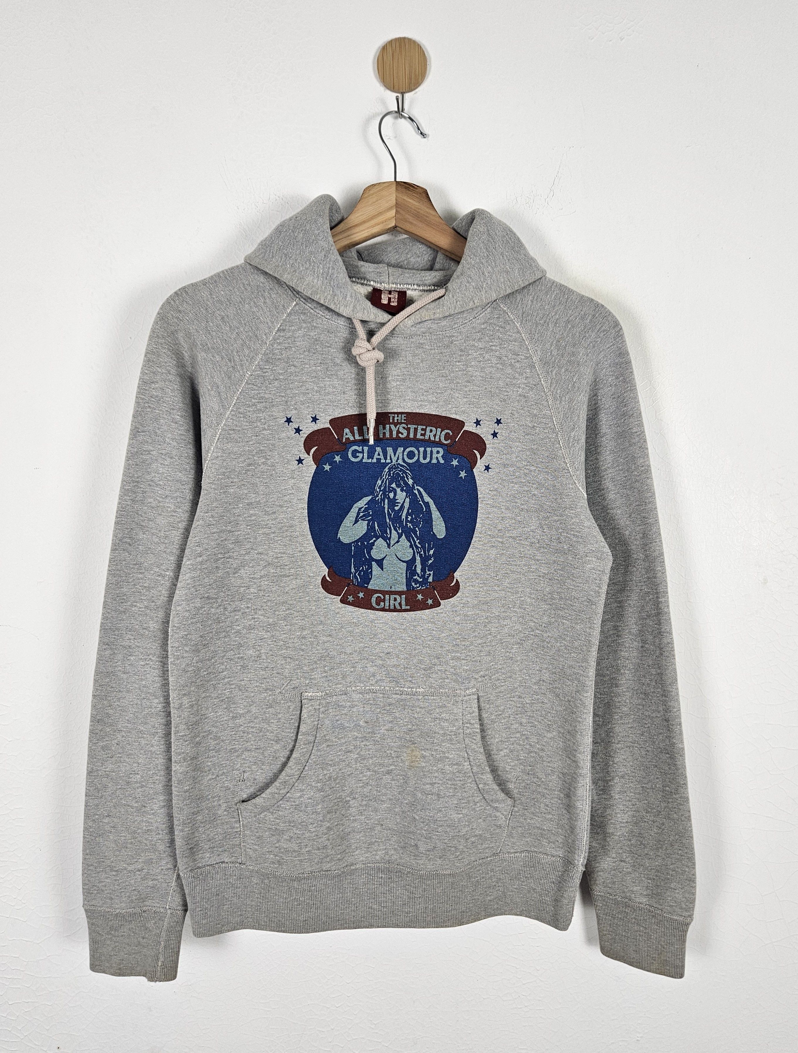トップス HYSTERIC GLAMOUR GUITAR GIRL HOODIE Women's Hysteric Glamour Guitar Girl Zip Hoodie Size One