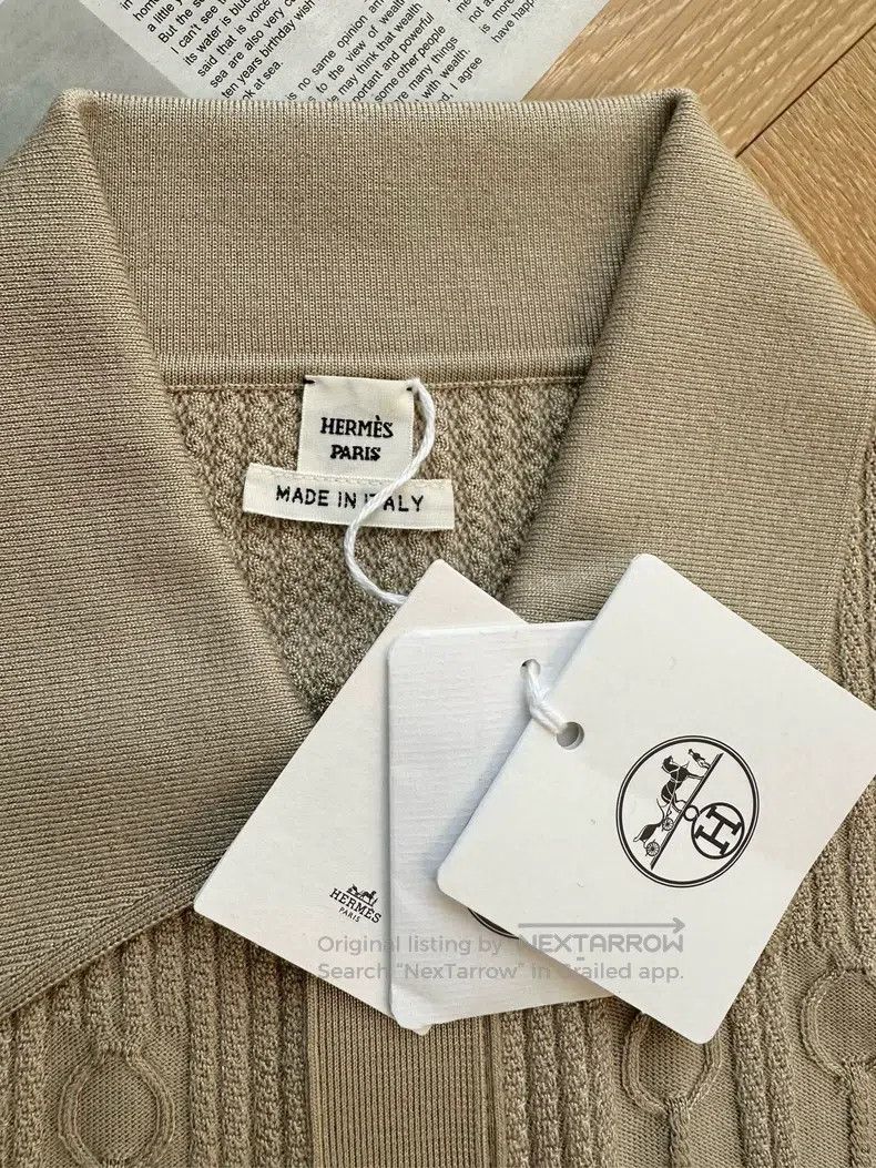 Hermes Hermes Autumn and Winter Women's Shirt Wool Knit Cardigan Size S / US 4 / IT 40 - 9 Thumbnail