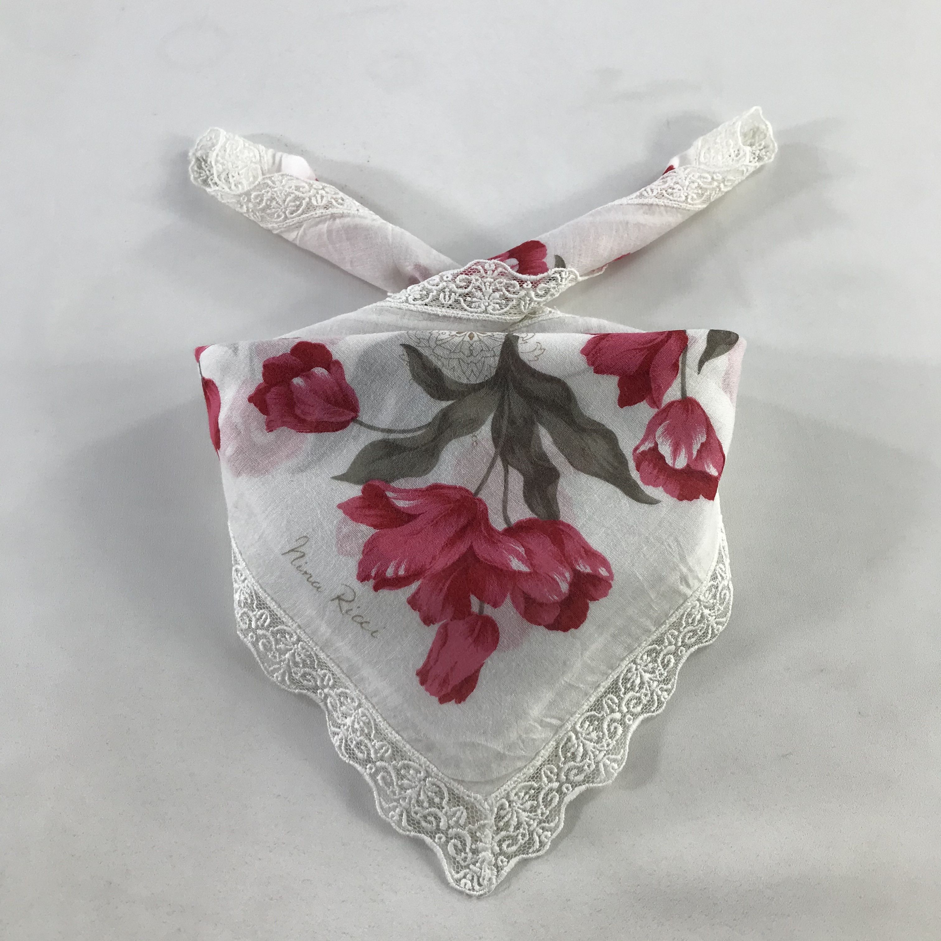Nina Ricci × Vintage Nina Ricci Bandana / Handkerchief / Neckerchief - S1020 Size ONE SIZE - 3 Thumbnail