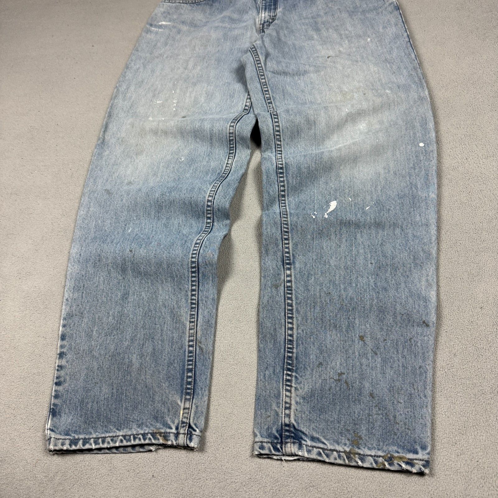 Levi's Vintage Clothing VTG Levi's SilverTab Jeans W33 L34 Paint Splatter Baggy Size US 33 - 4 Thumbnail