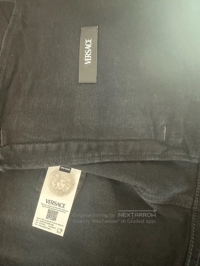 Versace Versace Black denim jacket Size US M / EU 48-50 / 2 - 7 Thumbnail