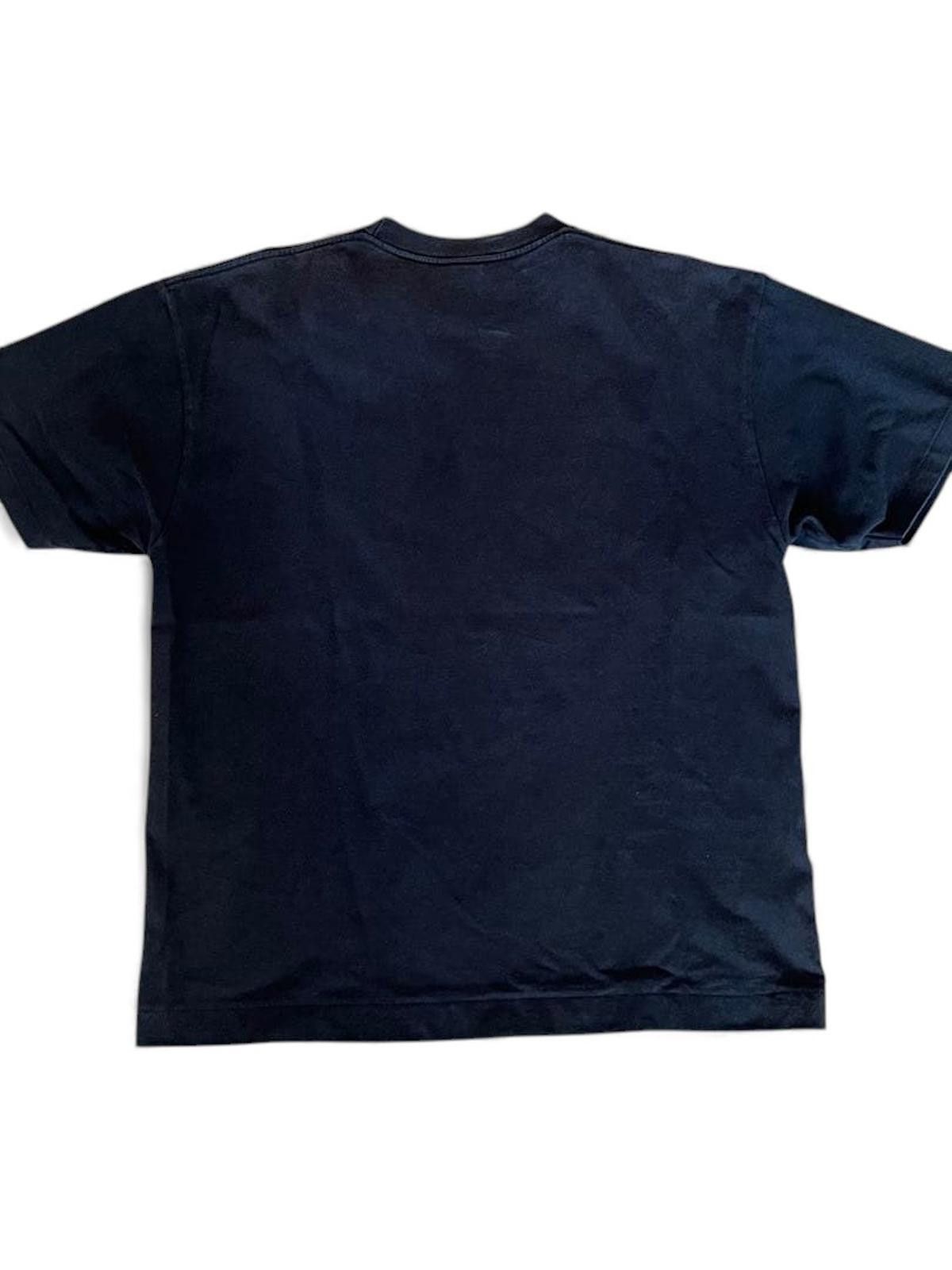 Bape - M Black Shirt Blue Logo