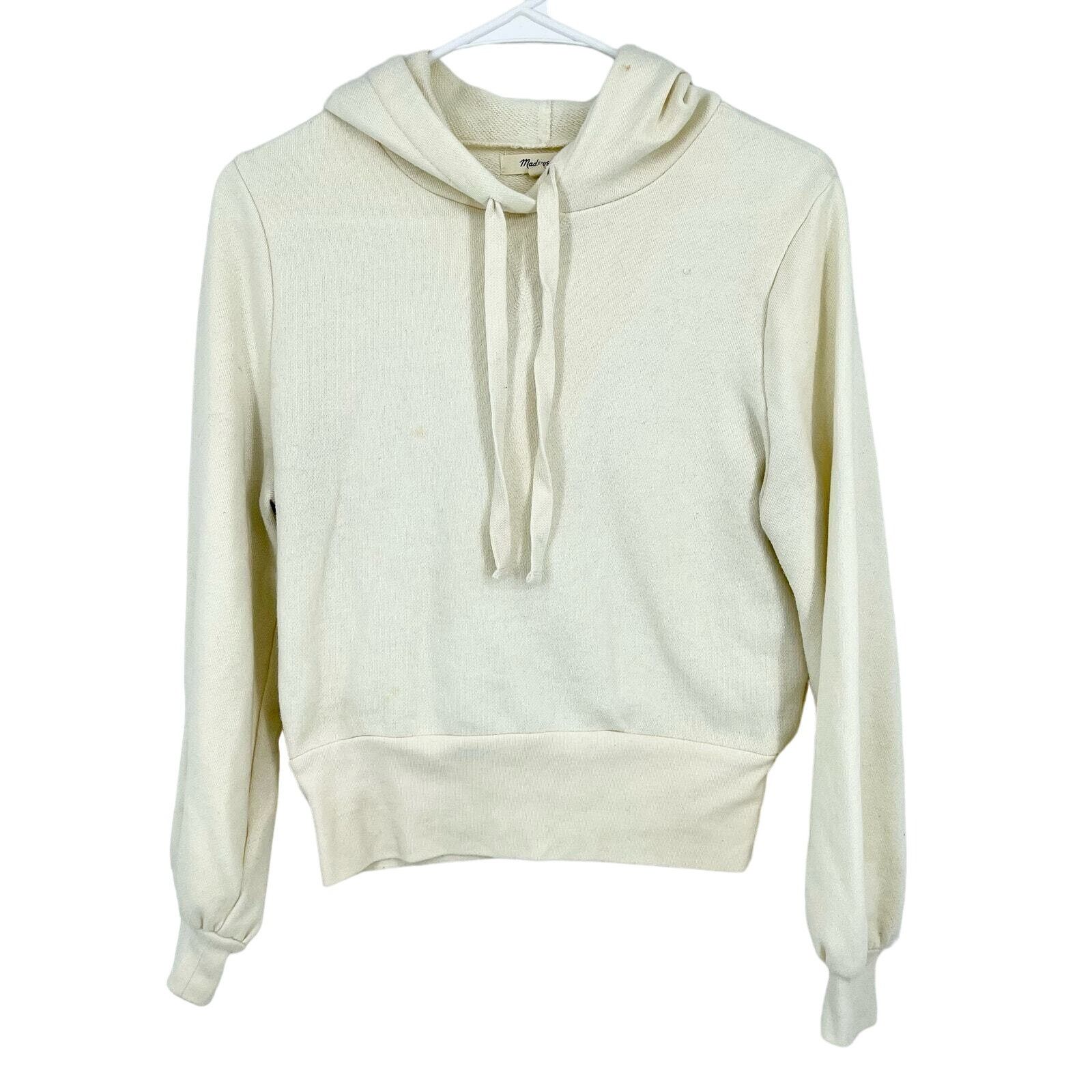 Madewell Madewell Size XS Bubble Sleeve Outdoor Cream Cropped Sweater Size XS / US 0-2 / IT 36-38 - 1 Thumbnail