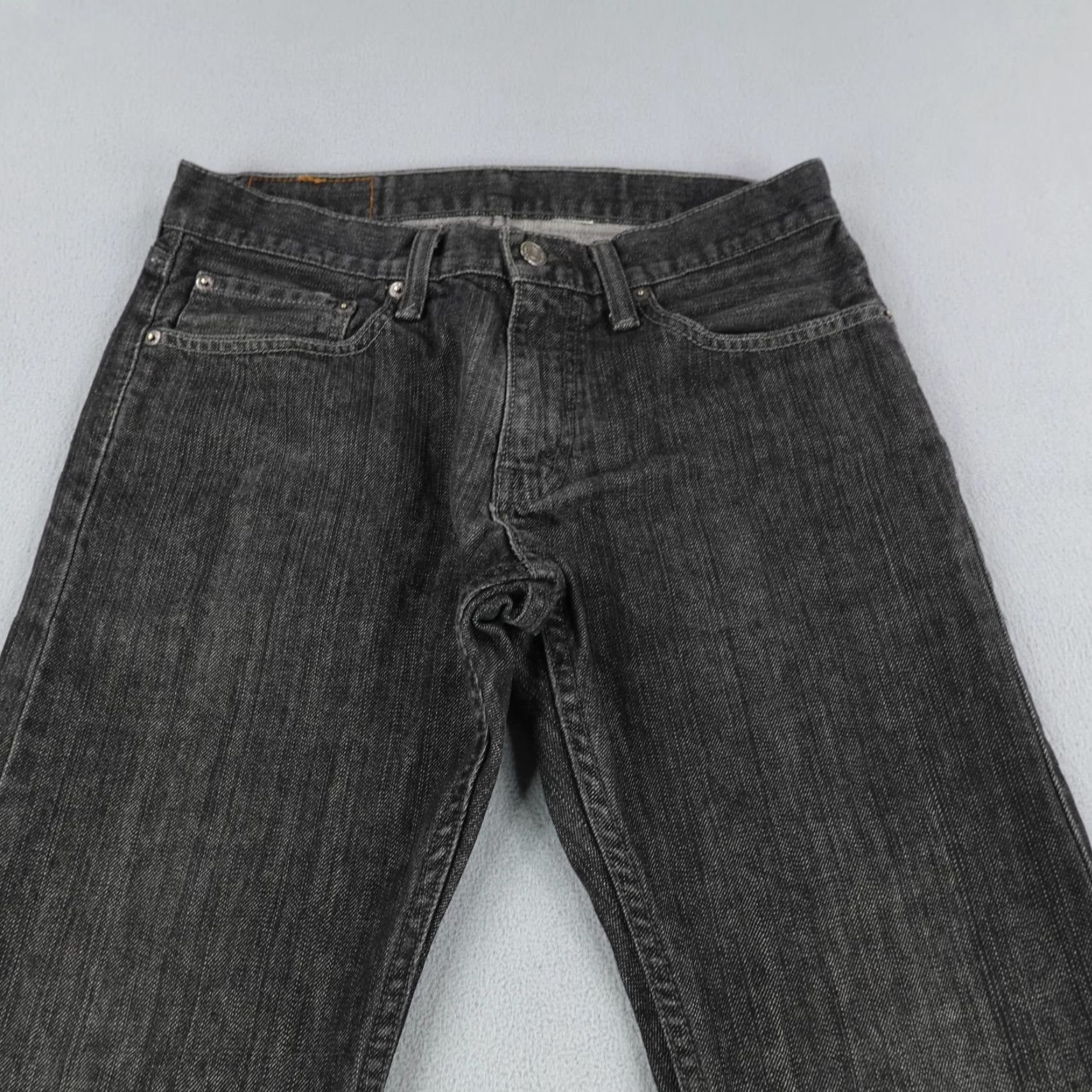 Levi's VINTAGE Levi's Jeans Mens 514 Regular Fit Denim 31x30 Black - Straight Leg, Button-Fly, 90s Style Men’s Pants Size US 30 / EU 46 - 2 Thumbnail