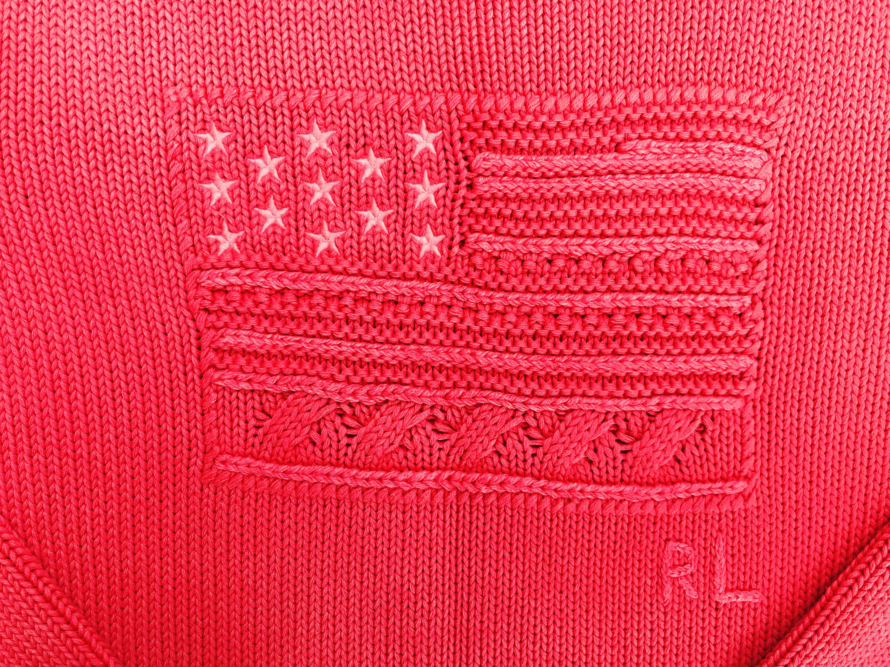 Polo Ralph Lauren × Vintage Polo Ralph Lauren American Flag USA Knit Sweater Pullover Size M / US 6-8 / IT 42-44 - 5 Thumbnail