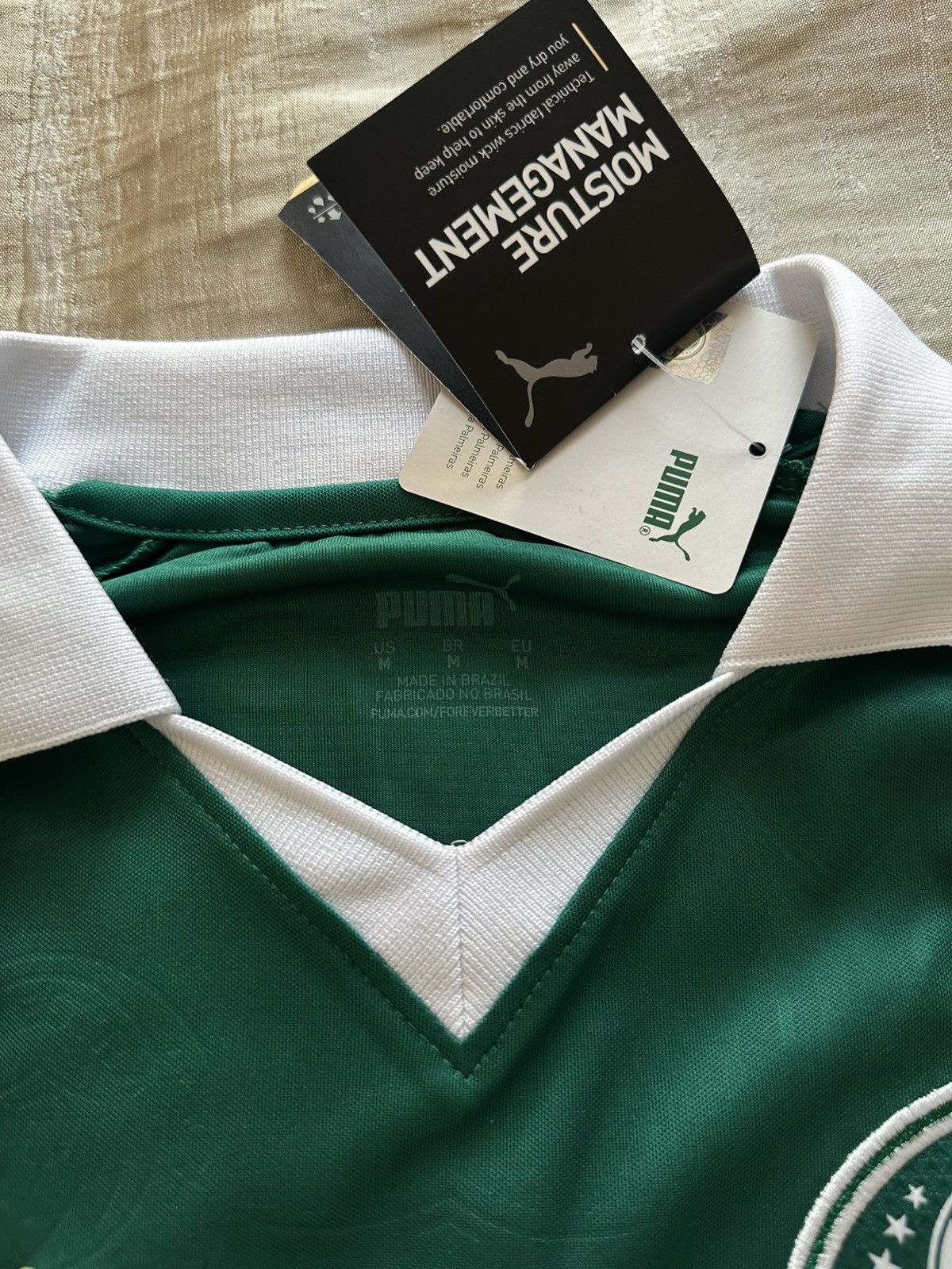 Puma Palmeiras Football team jersey Size US L / EU 52-54 / 3 - 5 Thumbnail