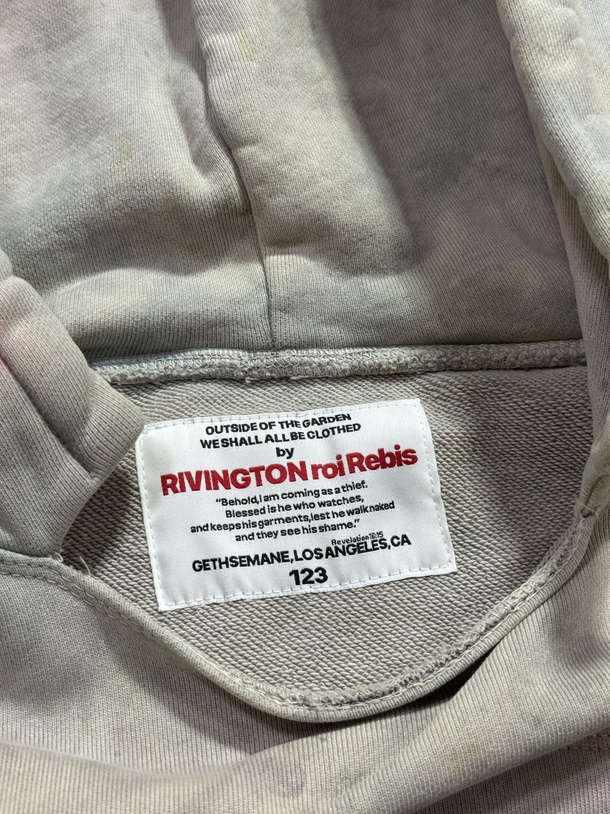 Designer × RRR-123 *RARE* GRAFFITI GARDEN RRR-123 GOD RELIGION HOODIE Size US S / EU 44-46 / 1 - 15 Thumbnail