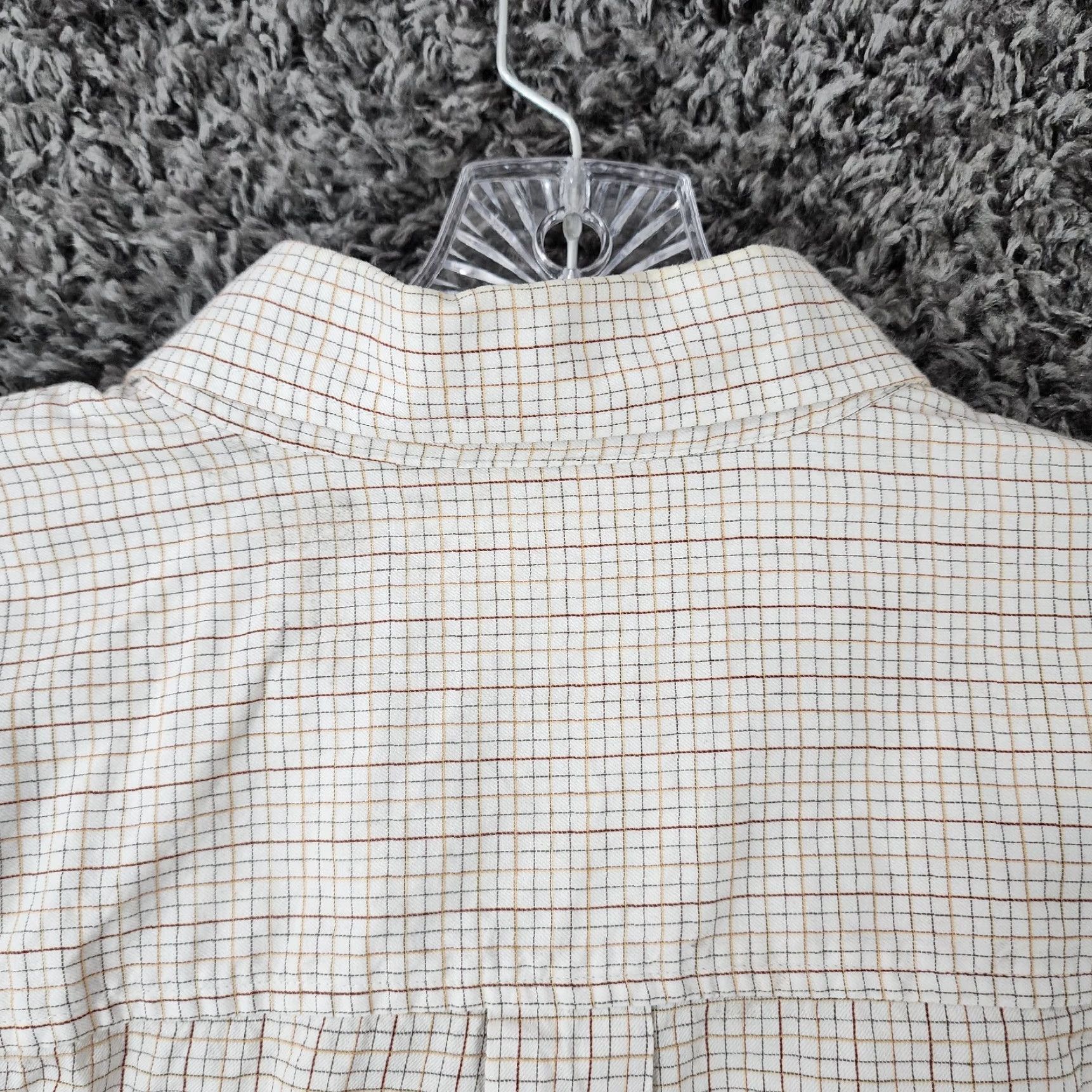Vintage Cinch Beige Plaid Long Sleeve Button-Up Shirt Adult Medium Mens Size US M / EU 48-50 / 2 - 6 Thumbnail