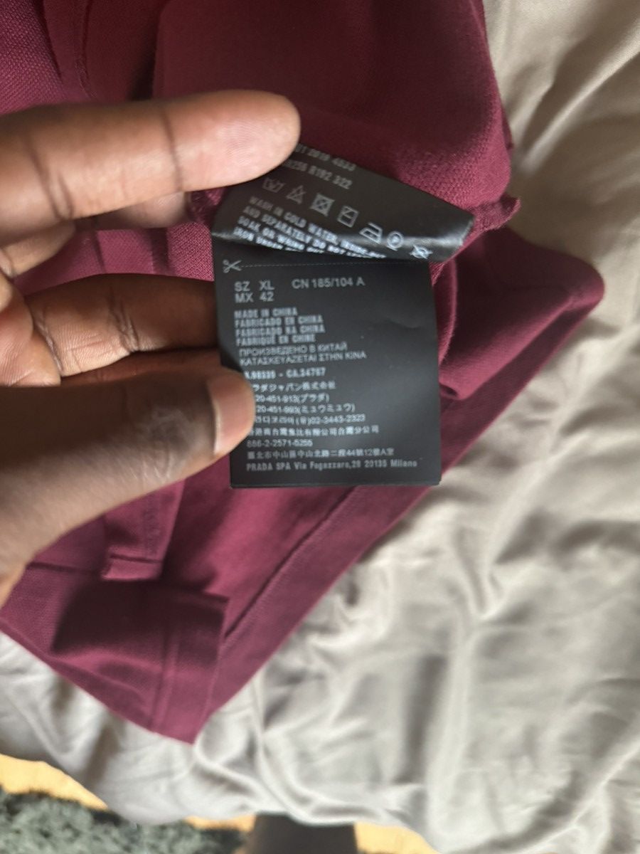 Prada Prada logo shortsleeve Size US XL / EU 56 / 4 - 5 Thumbnail