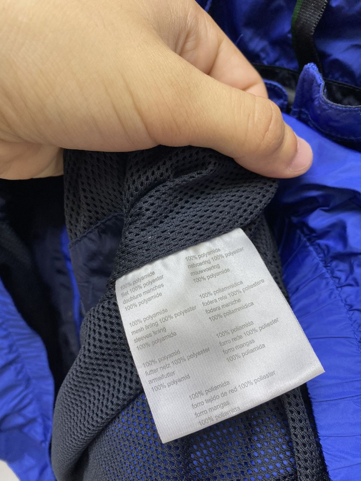 Lacoste × Vintage Vintage Lacoste Track Jacket Y2K Nylon Men’s L Blue Zip Size US L / EU 52-54 / 3 - 14 Thumbnail