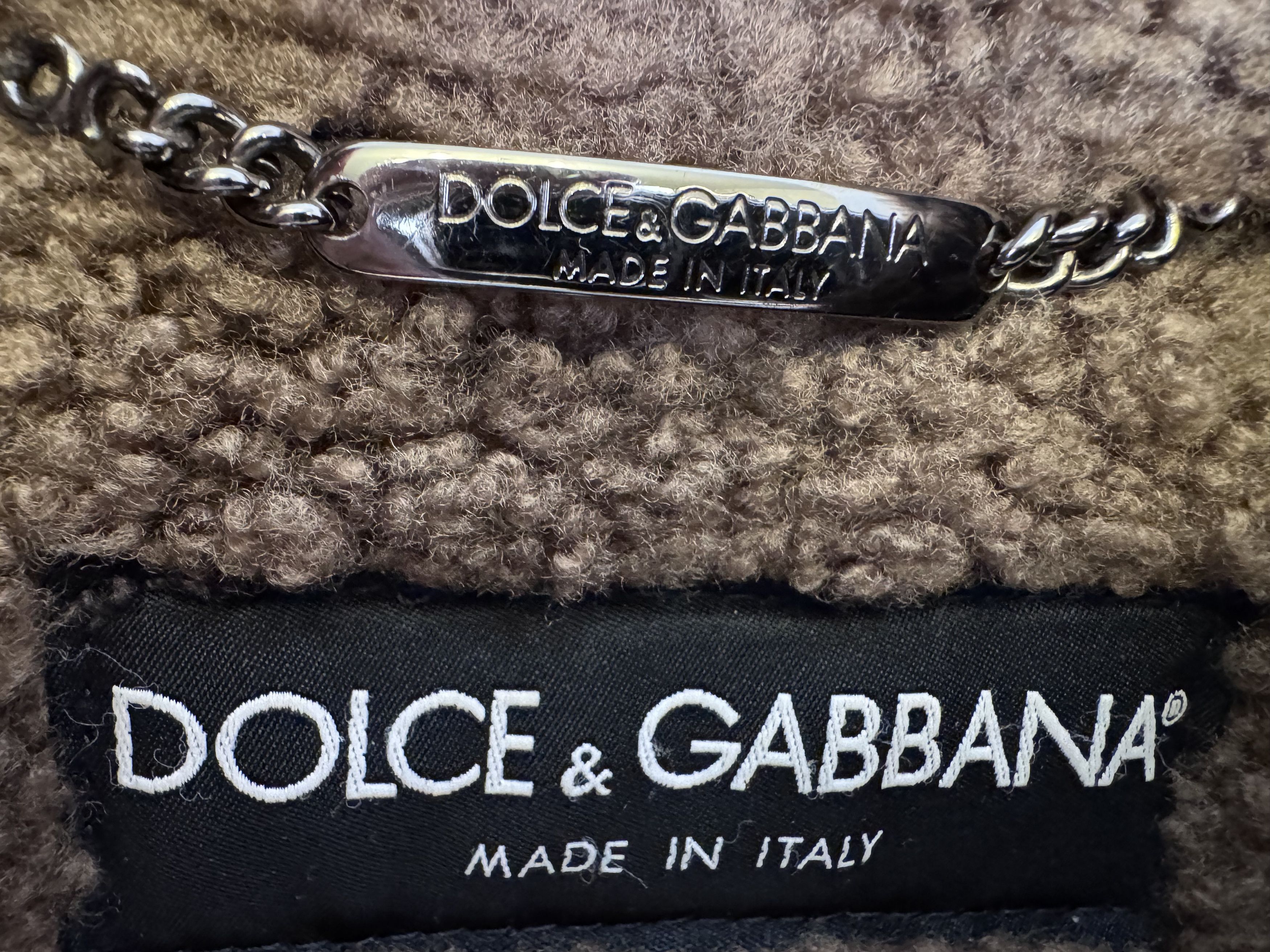 Dolce & Gabbana VIntage Dolce & Gabbana Shearling Brown Leather Jacket Size US L / EU 52-54 / 3 - 6 Thumbnail