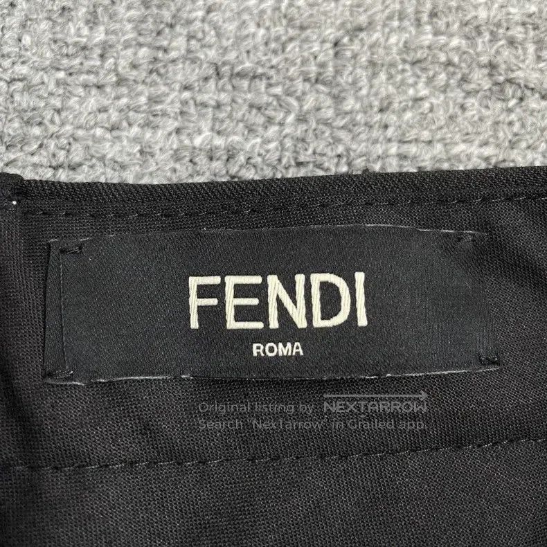 Fendi Fendi Black solid color wool dress pants Size 46L - 4 Thumbnail
