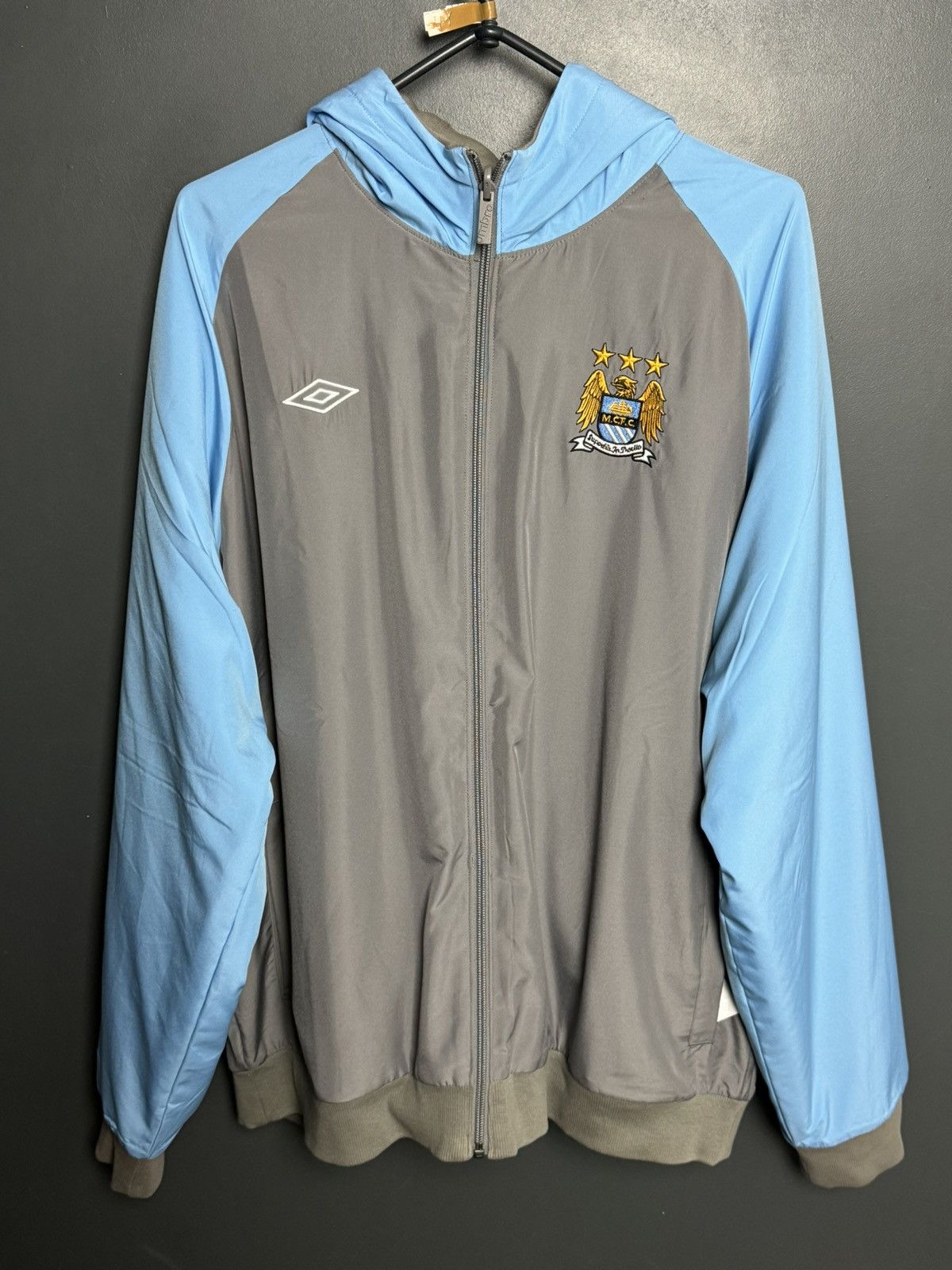 Umbro Manchester City Training Football Double Sided Jacket Size US XXL / EU 58 / 5 - 1 Thumbnail