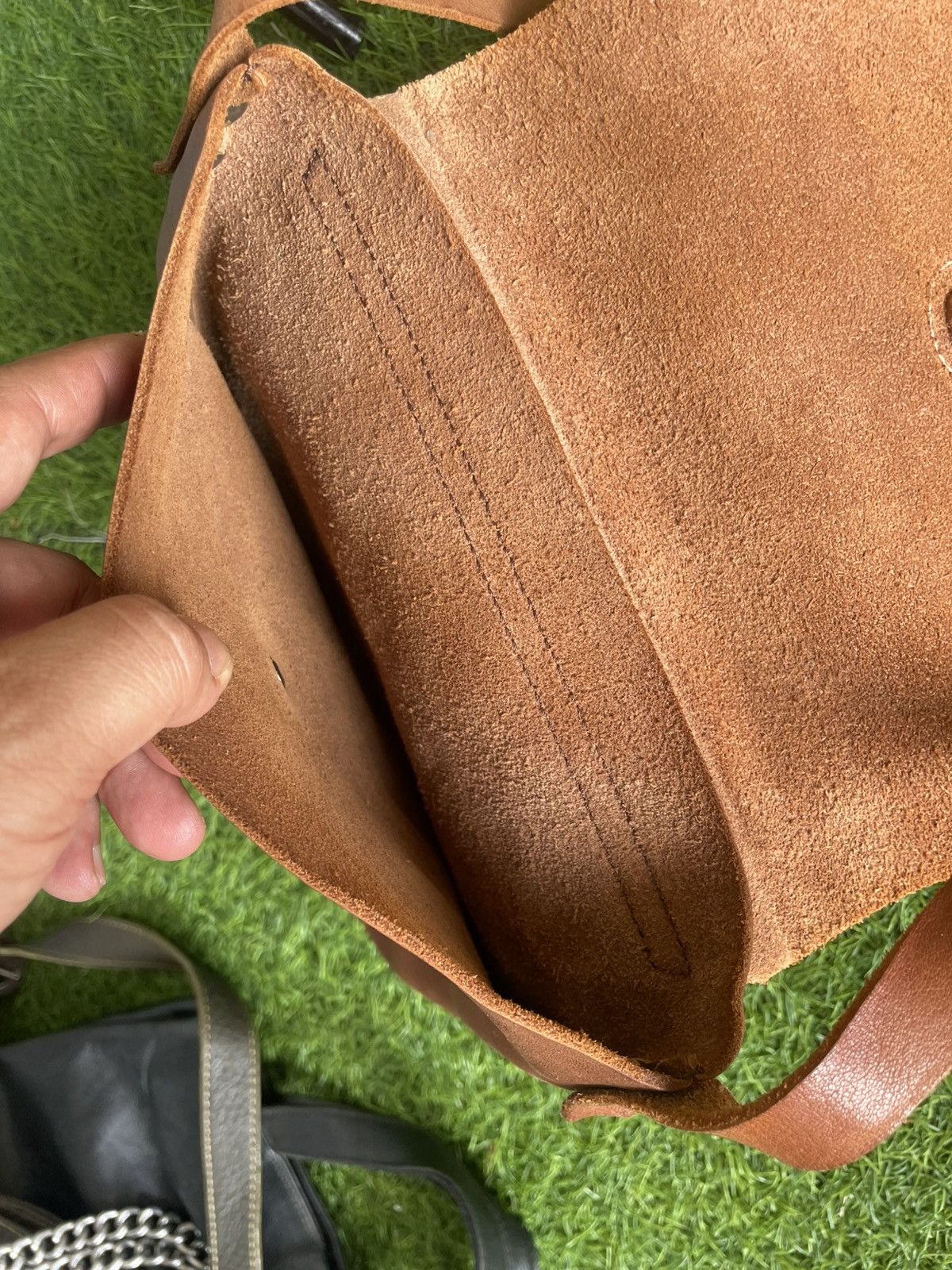 Vintage Authentic CUSTOM Shoulder Bag leather Size ONE SIZE - 6 Thumbnail