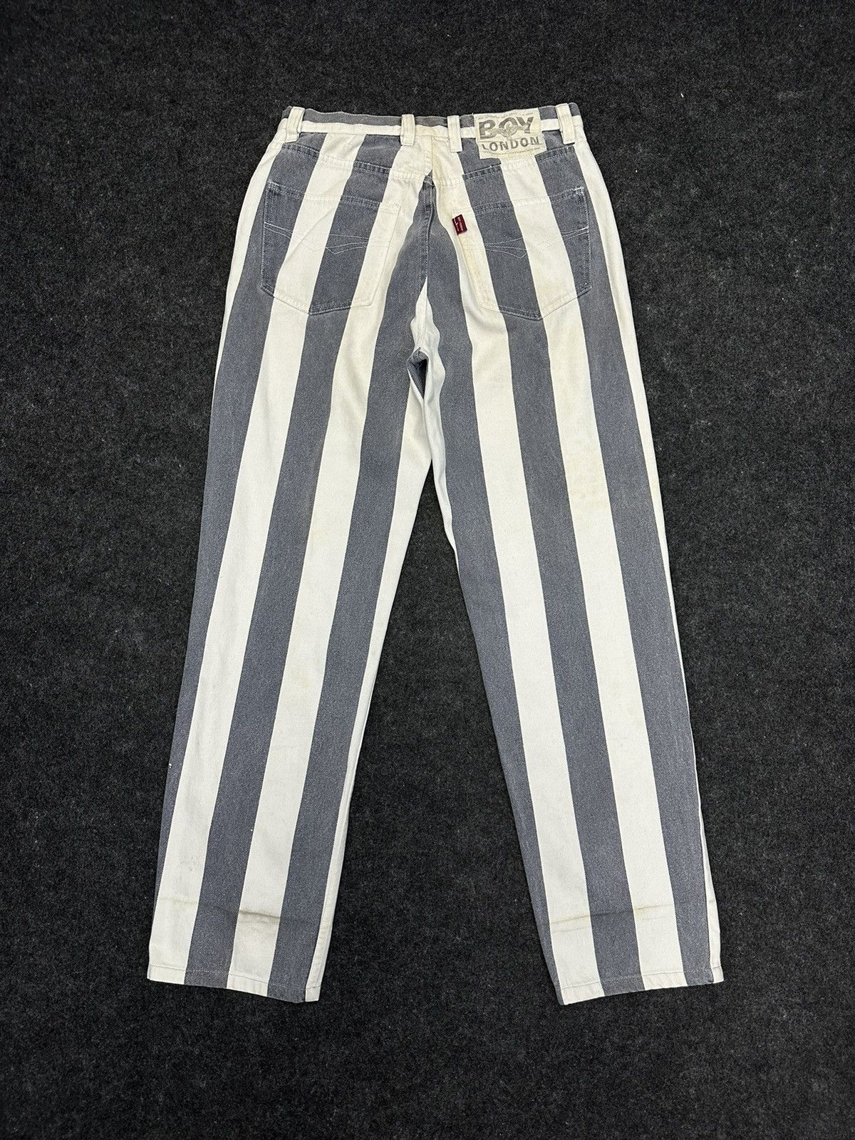 Boy London × Vintage Vintage Boy London Stripe Denim Size 31 F37 Size US 31 - 2 Thumbnail
