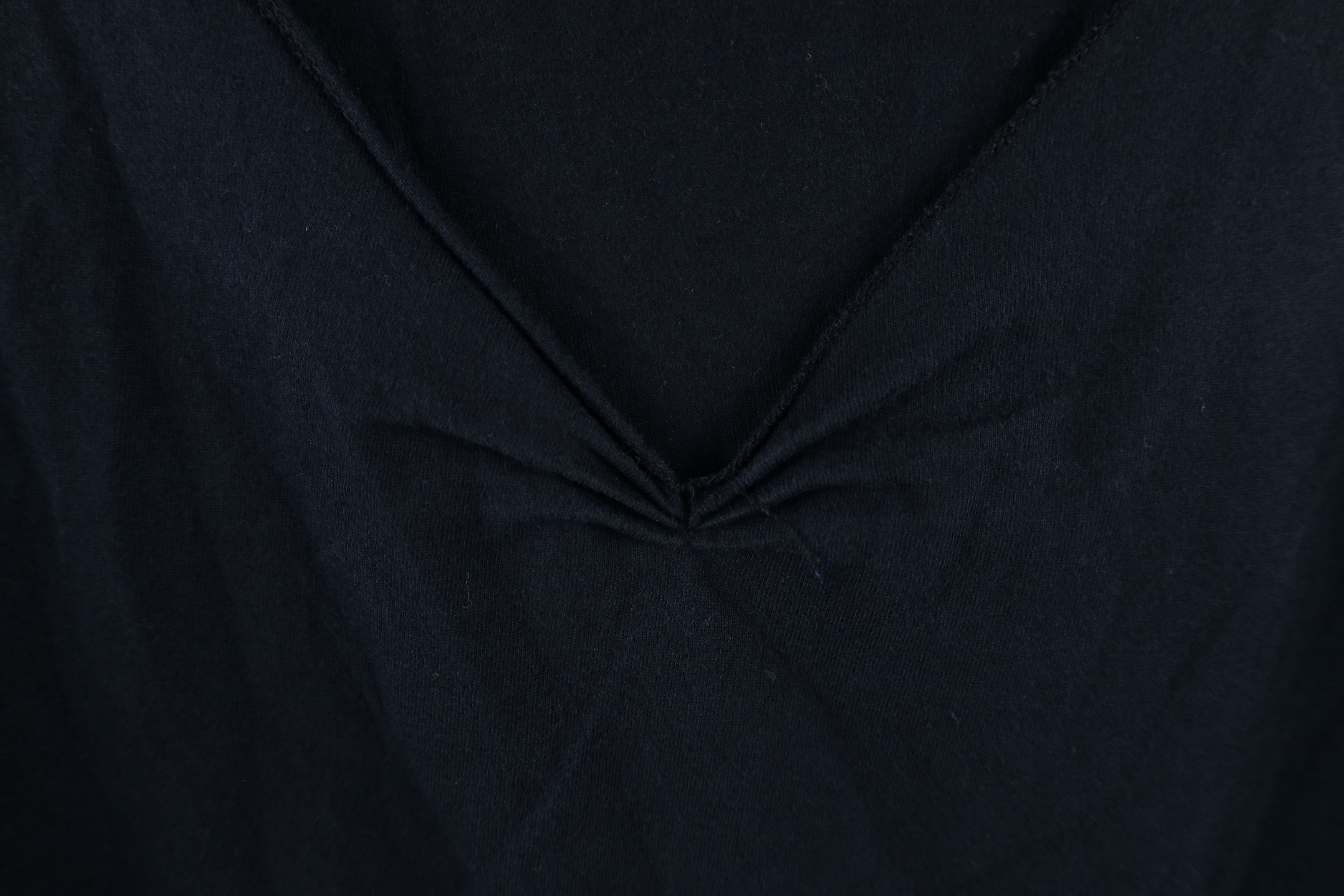 Johnny Was × Vintage Vintage 90s Johnny Was Marled Blank V-Neck T-Shirt Black USA Size M / US 6-8 / IT 42-44 - 7 Thumbnail