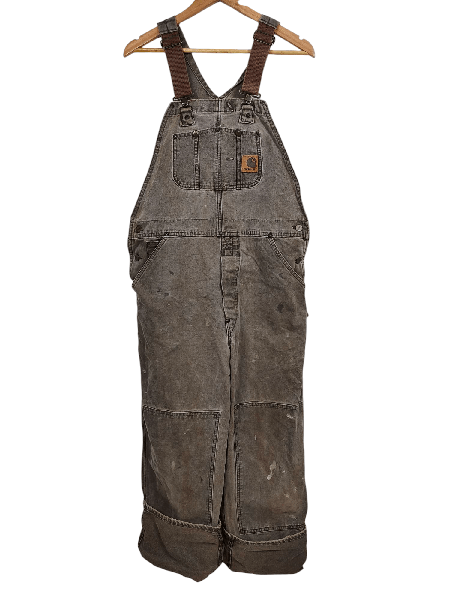Carhartt × Vintage Vintage 90s Carhartt Duck Canvas Workwear Overall Size US 34 / EU 50 - 1 Thumbnail
