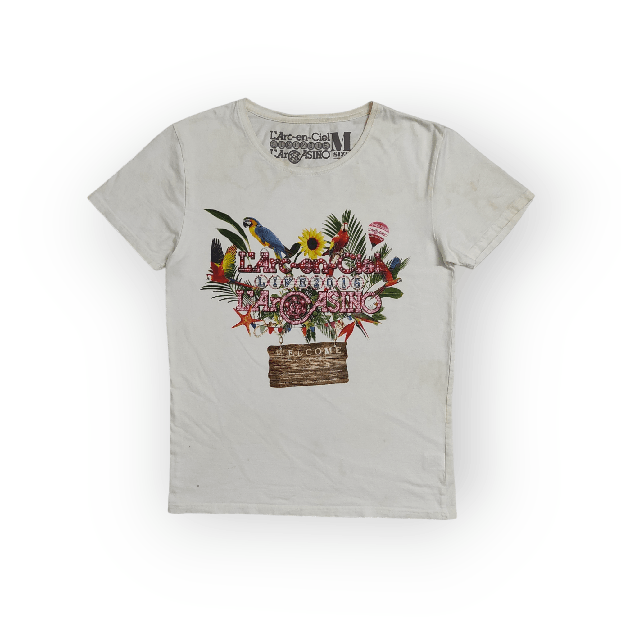 Band Tees LIVE 2015 L Arc en Ciel L 'AR CASINO PROMO TEE Size US S / EU 44-46 / 1 - 1 Thumbnail