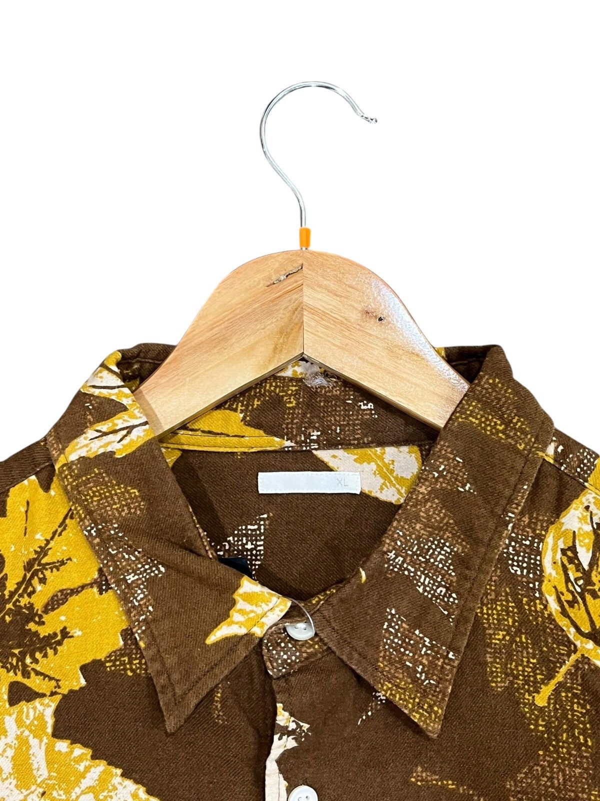 GU × Vintage GU Japan Leaf Motif Shirt Size US L / EU 52-54 / 3 - 3 Thumbnail