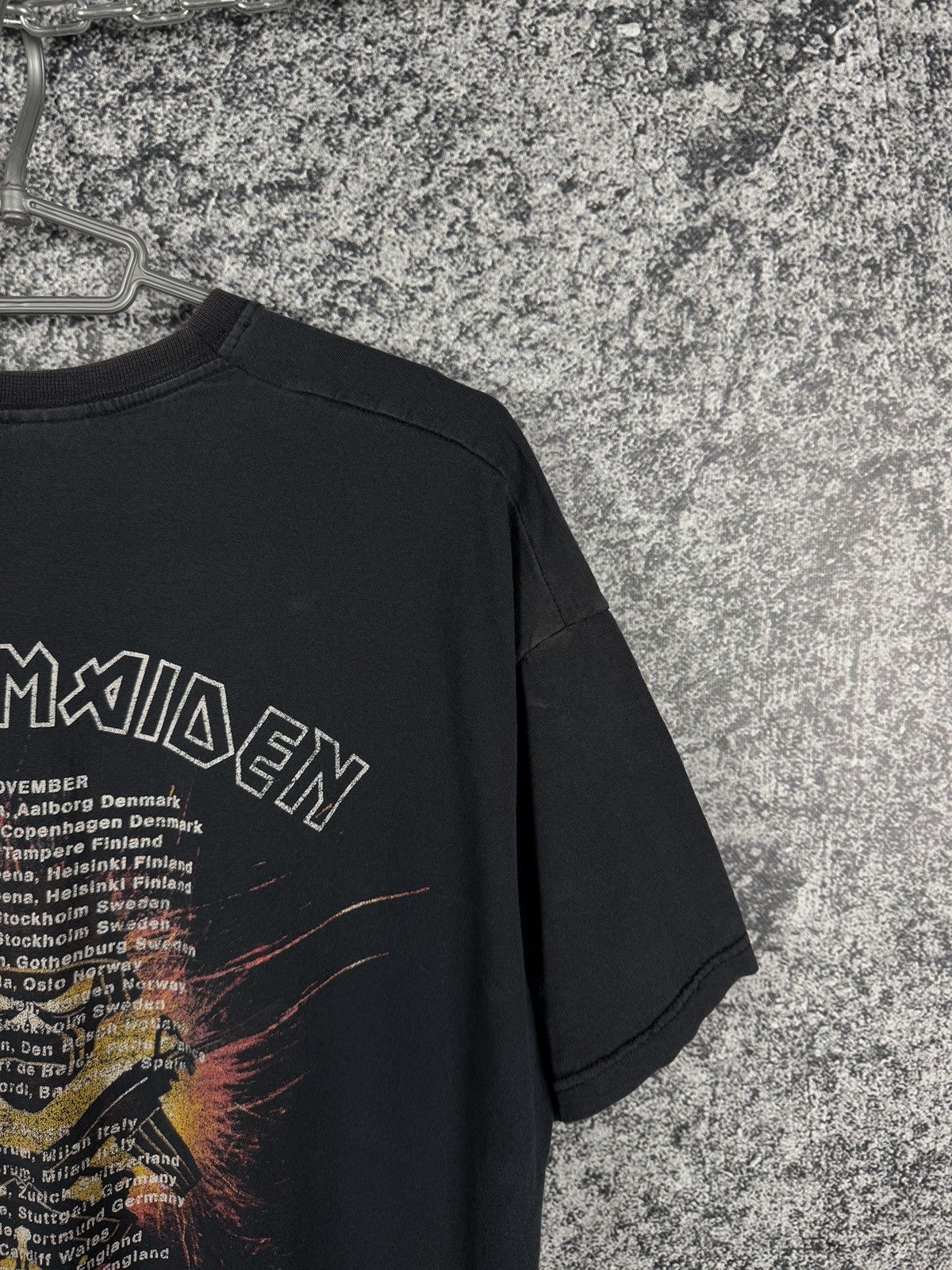 Iron Maiden Iron Maiden Vintage Band Tour Tee A Matter Of Life And Death Size US XL / EU 56 / 4 - 17 Thumbnail