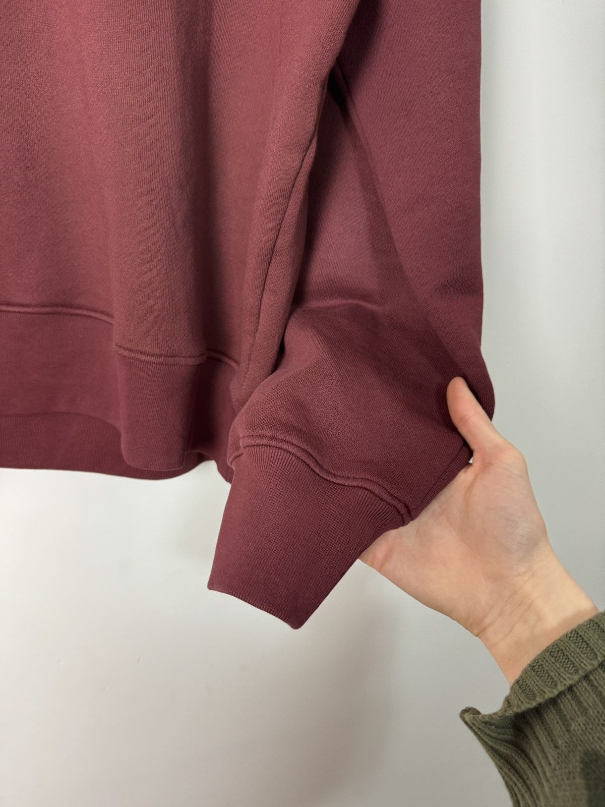 Amiri Amiri Sweatshirt Crewneck Maroon Burgundy Luxury Designer Size US L / EU 52-54 / 3 - 14 Thumbnail