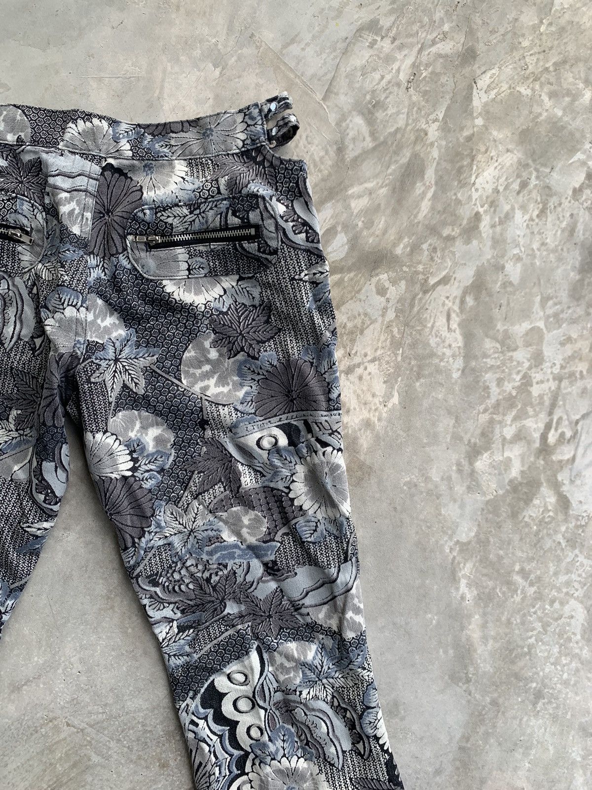 Hysteric Glamour × Japanese Brand × Vintage Women Denim Flower Full Print By Designer Size 28" / US 6 / IT 42 - 19 Thumbnail