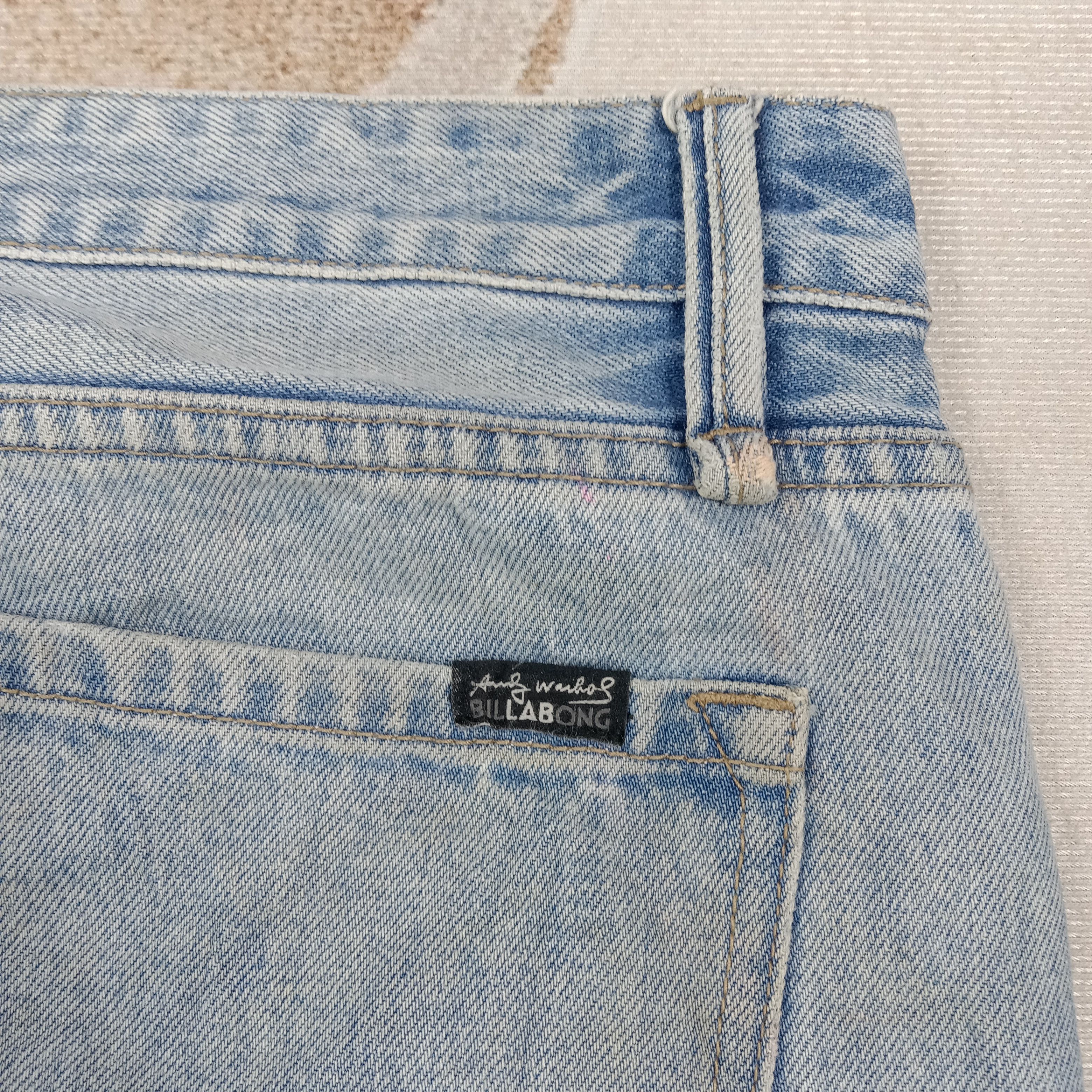 Andy Warhol Andy Warhol X Billabong Selvedge Denim Jeans C280N9 Size US 35 - 6 Thumbnail