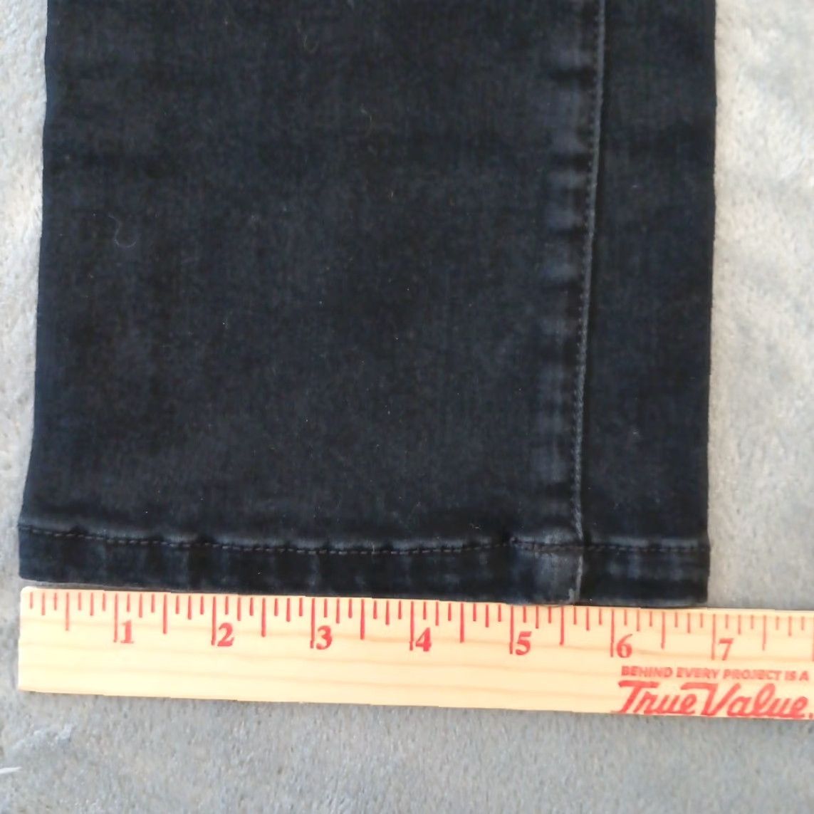 Vintage CAbi Cropped Jeans Womens Size 6 Black Stretch 28x25.5 Mid Rise Denim Jeans Womens 5-Pocket Design Stretchful? Size 28" / US 6 / IT 42 - 6 Thumbnail