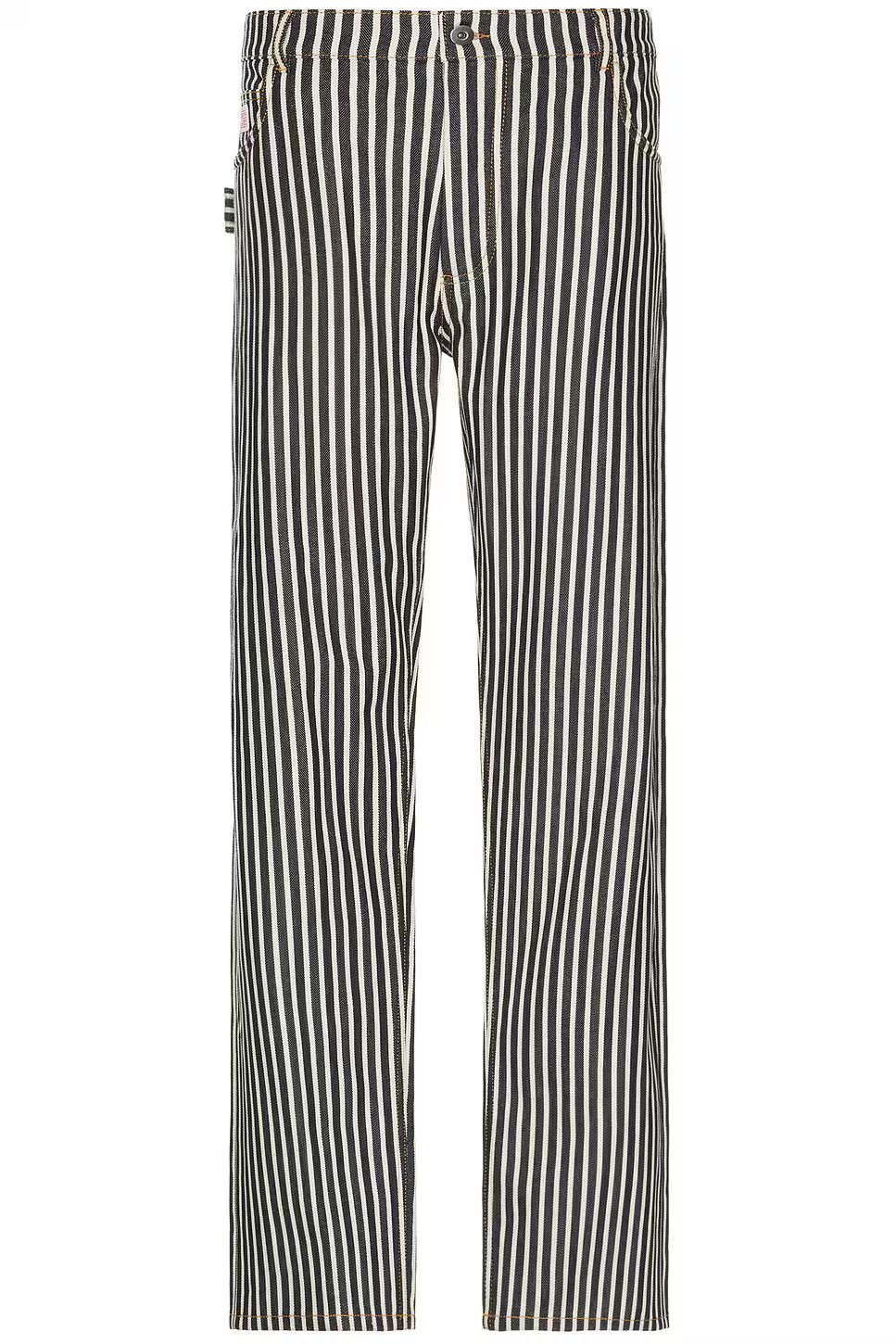 Bottega Veneta o1loc1c0426 796432 Striped Drill Trousers Pants in Navy/Ecru Size US 32 / EU 48 - 1 Thumbnail