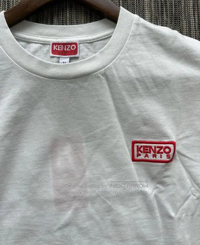 Kenzo KENZO White Cotton Embroidered T-Shirt . Size US M / EU 48-50 / 2 - 3 Thumbnail