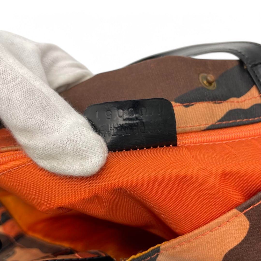 Dior Dior - Miss Tote Handbag Camo Orange Black Vintage Trotter Size ONE SIZE - 8 Thumbnail