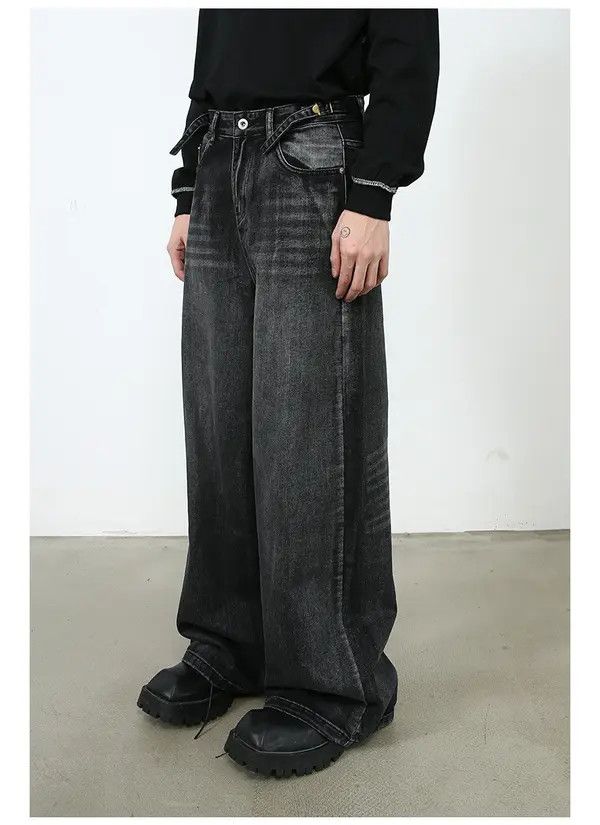 Japanese Brand VIBE American retro men's cool oldschool wide-leg jeans Size US 32 / EU 48 - 3 Thumbnail