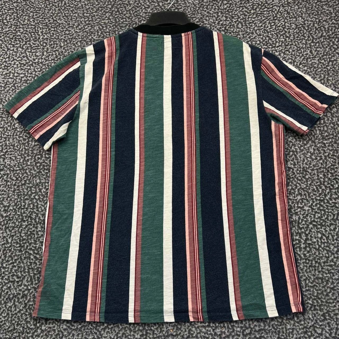 Guess Vintage Guess Jeans USA Shirt Men Striped Crew Neck Cotton L Size US L / EU 52-54 / 3 - 2 Thumbnail