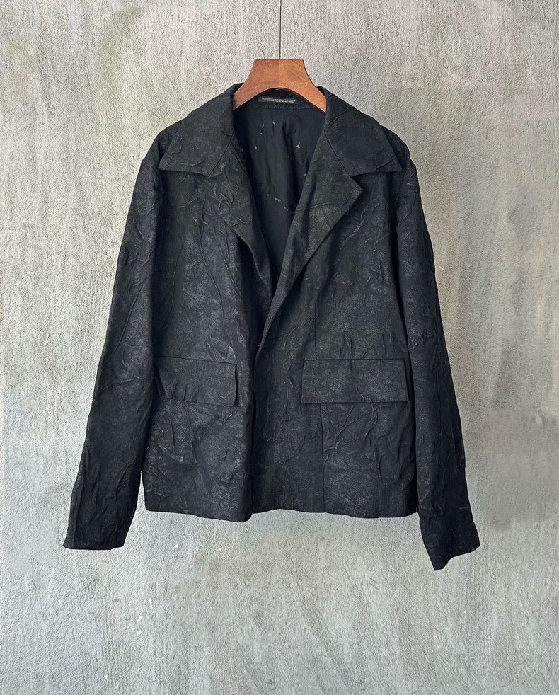 Yohji Yamamoto Yohji Yamamoto Yohji Yamamoto Black Suit Jacket with Draws Size US M / EU 48-50 / 2 - 1 Thumbnail