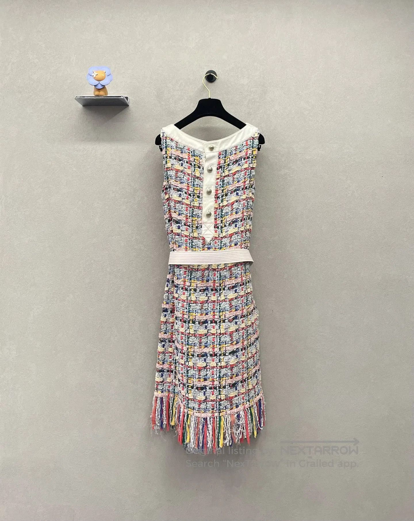 Chanel Chanel Runway Fringe Tweed Dress. Size XS / US 0-2 / IT 36-38 - 2 Thumbnail